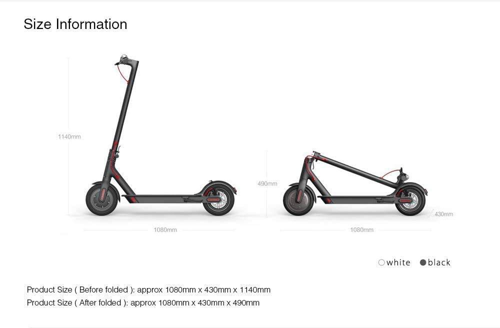 E-Scooter KcQ Minirobot Long Range