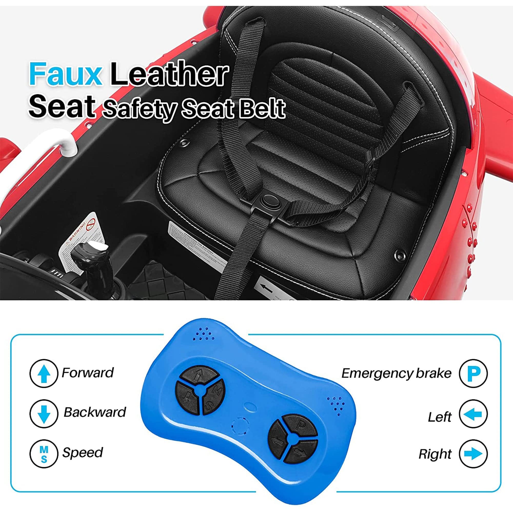 Ride On Aircraft 360 Spin Airplane 3-6 Years - DerakBikes