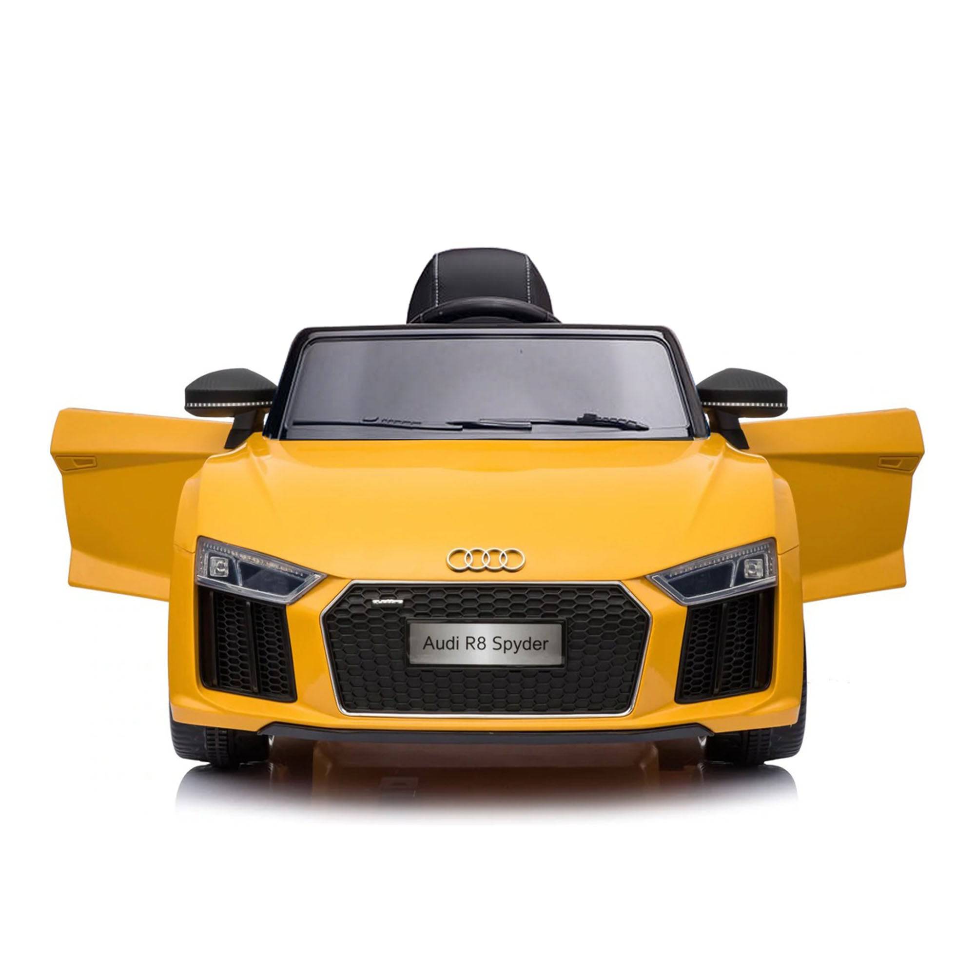Ride On Audi R8 Lisenced JJ2198 Car Yellow - DerakBikes