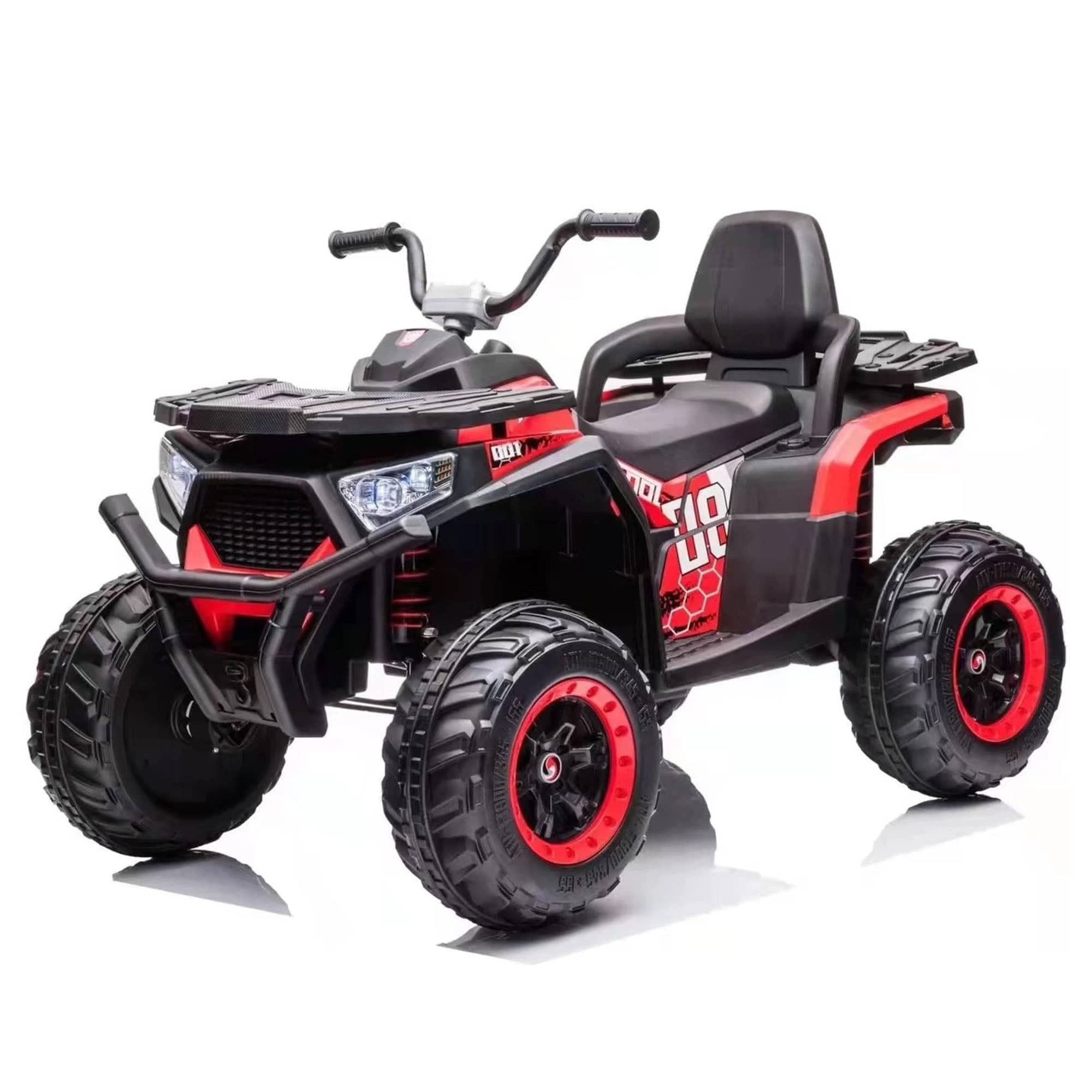 Ultimate Off-Road Thrills with the NEL-007 Ride On Bike ATV Quad with 4 Wheels - DerakBikes