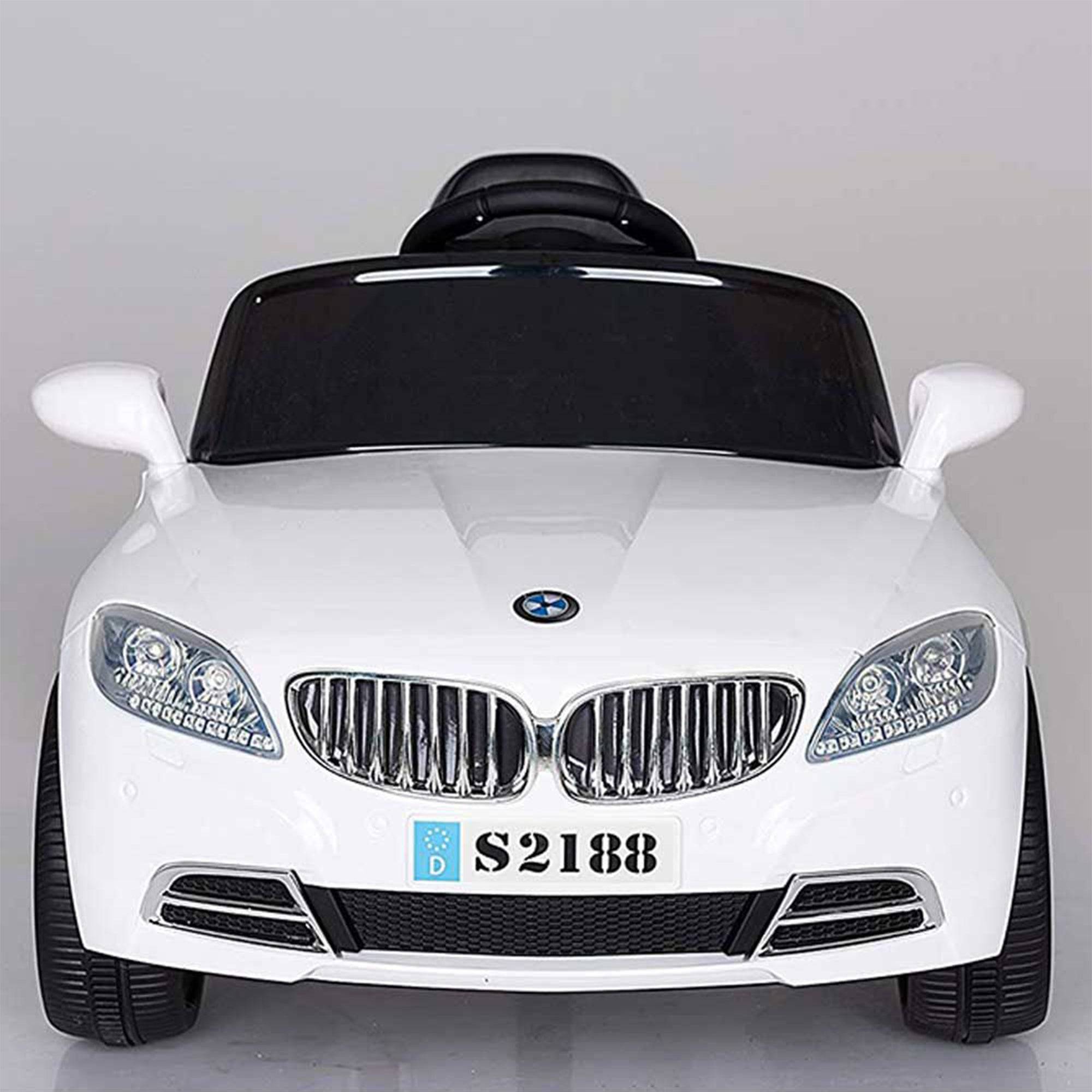Ride On Bmw Style Kids Car 2188 White - DerakBikes