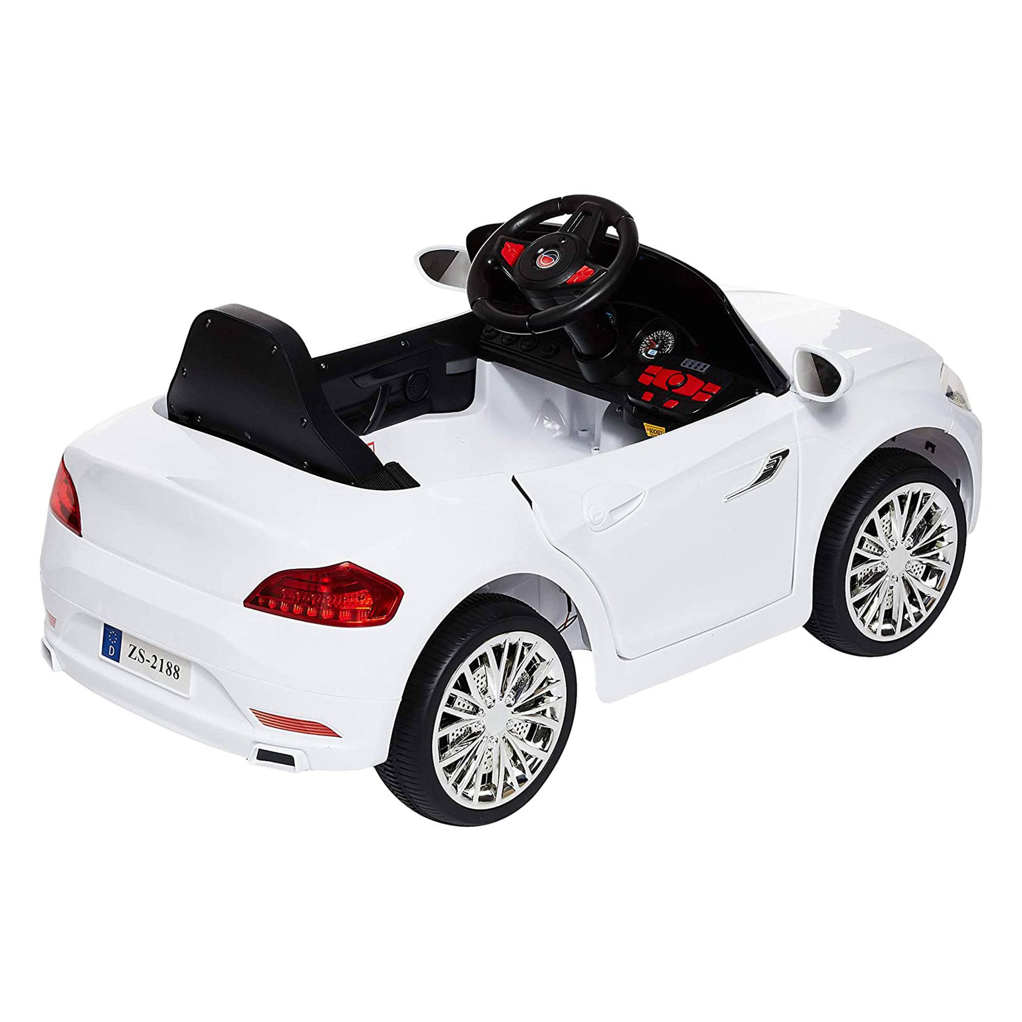 Ride On Bmw Style Kids Car 2188 White - DerakBikes