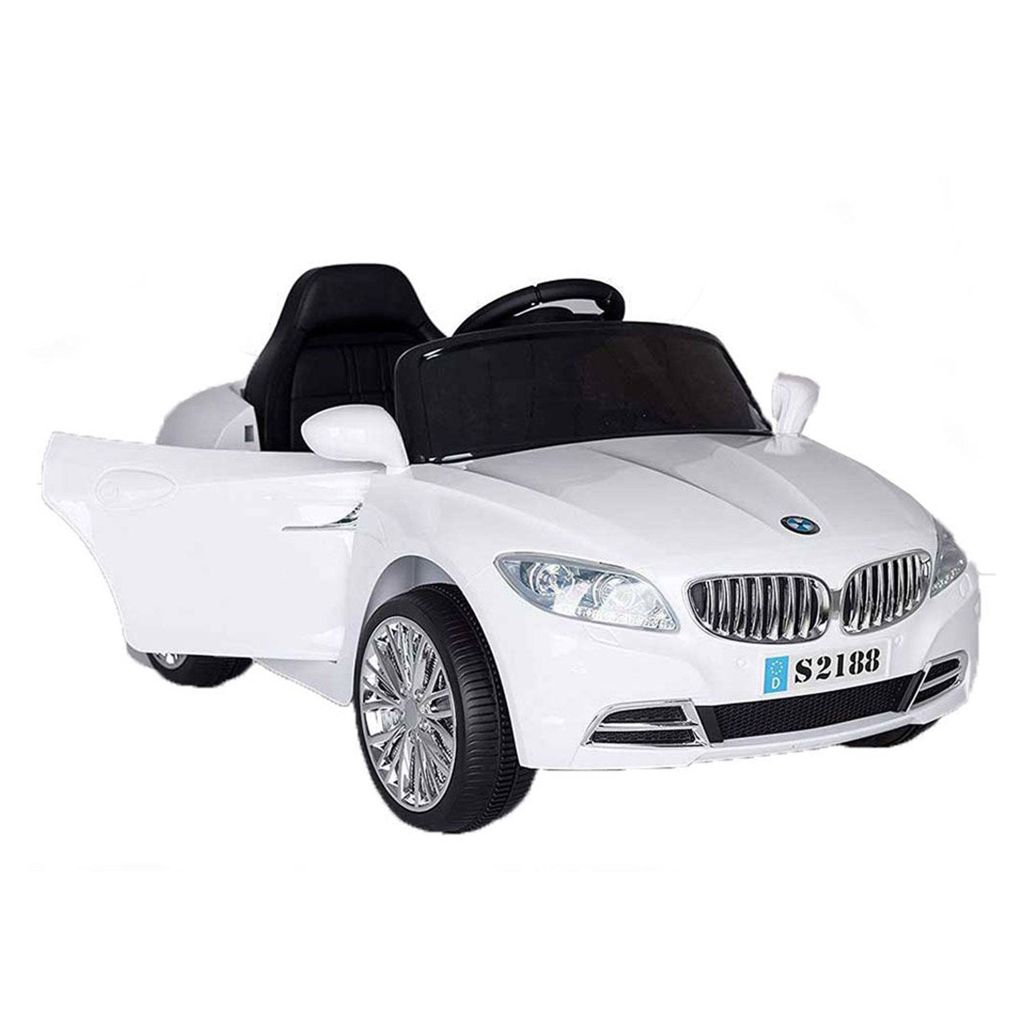 Ride On Bmw Style Kids Car 2188 White - DerakBikes
