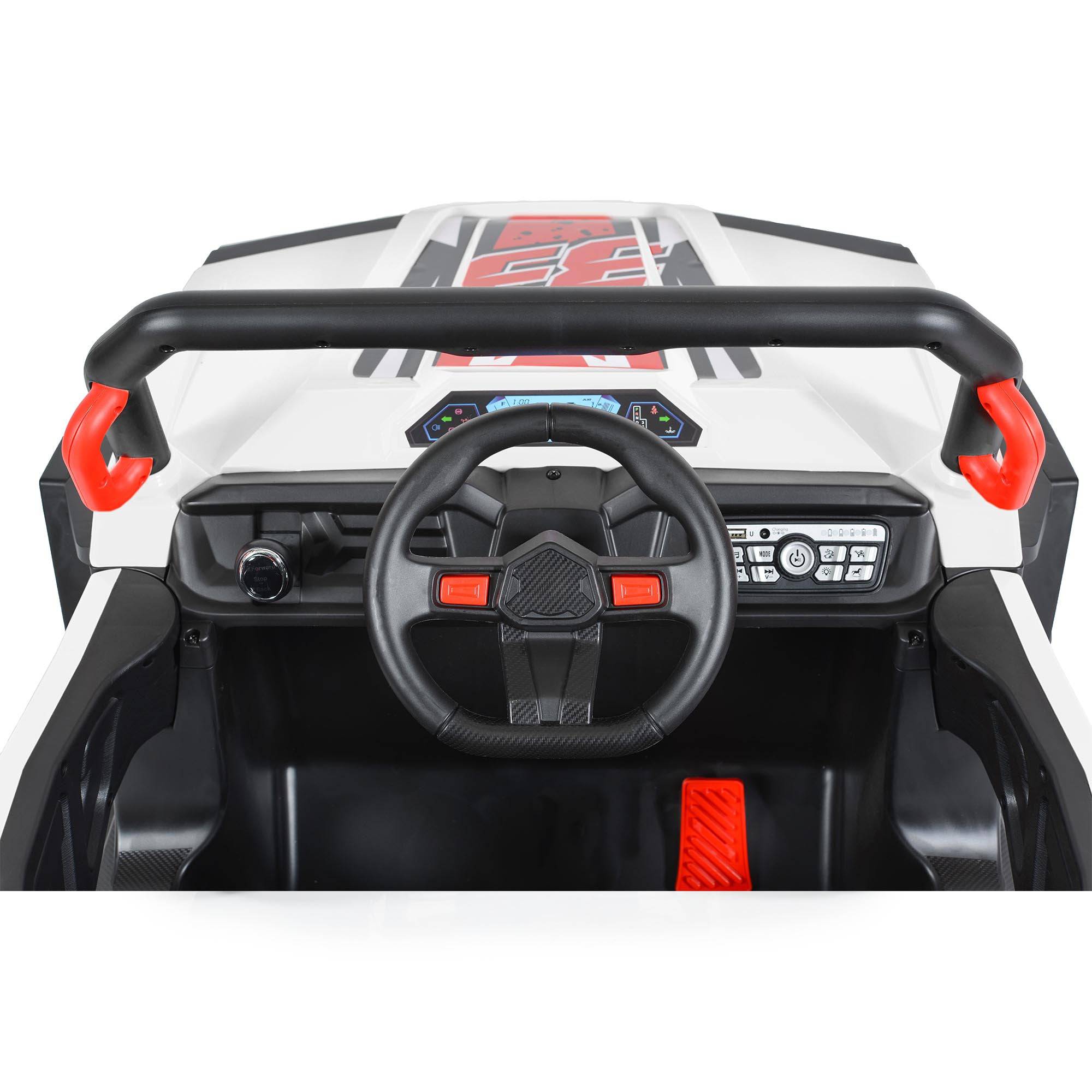 Ride On Cars For Kids NEL-900 Jeep White - Derakbikes - DERAKBIKES