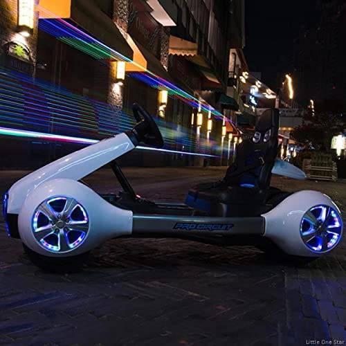 Ride On Go Kart Electric GT white - DerakBikes - DERAKBIKES