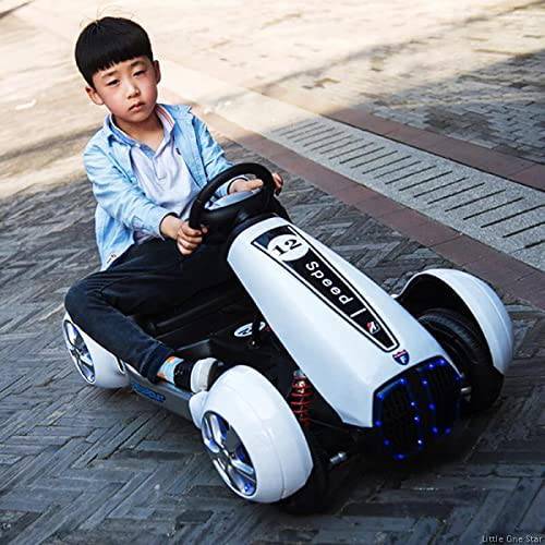 Ride On Go Kart Electric GT white - DerakBikes - DERAKBIKES
