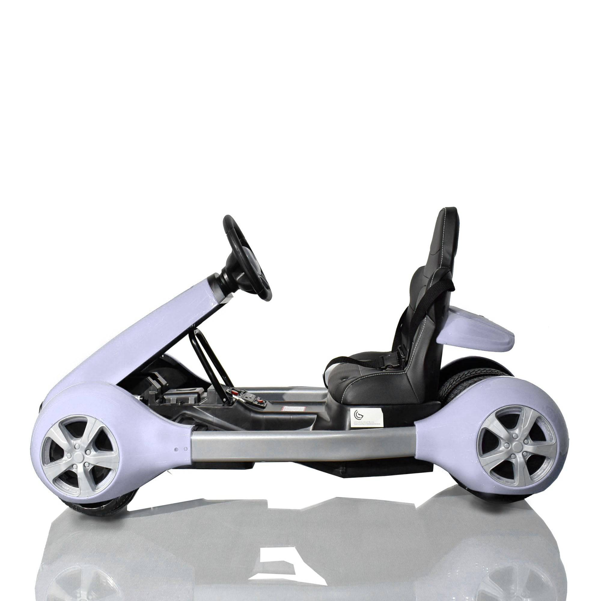 Ride On Go Kart Electric GT white - DerakBikes - DERAKBIKES