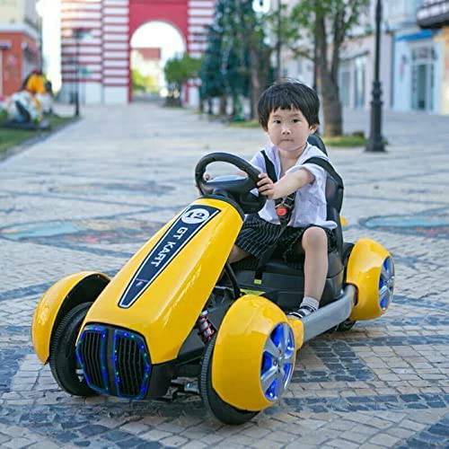 Ride On Go Kart Electric GT Yellow - DerakBikes - DERAKBIKES