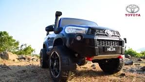 Ride on Hilux 4x4 4WD Licensed HL850 Black - DerakBike