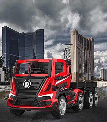 Ride On Truck With Trailer BDQ2020 Red - DerakBikes - DERAKBIKES