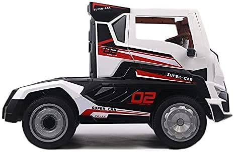 Ride On Truck With Trailer BDQ2020 White - DerakBikes - DERAKBIKES