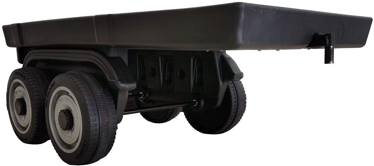 Ride On Truck With Trailer BDQ2020 White - DerakBikes - DERAKBIKES