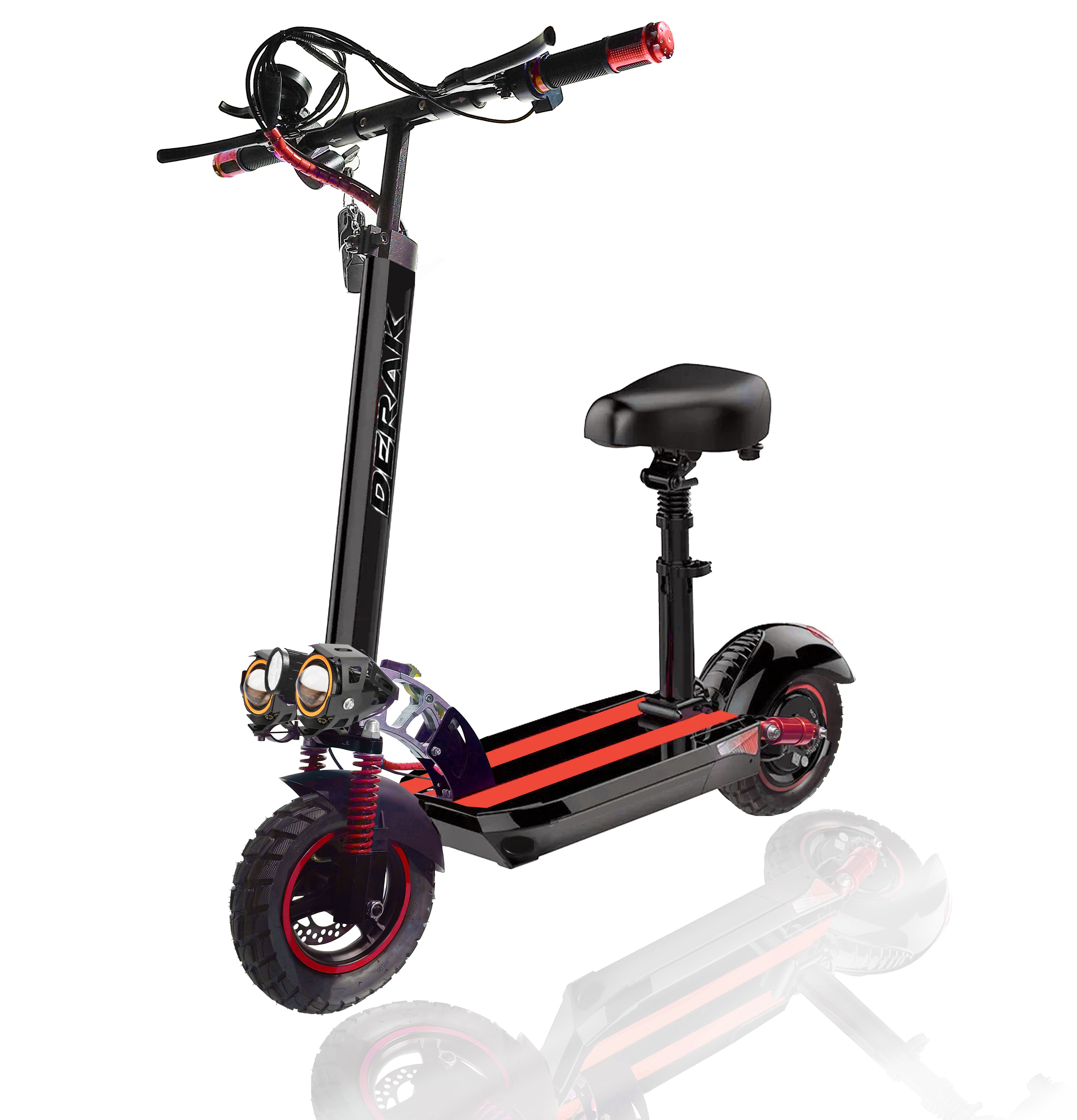 E-scooter 48V 10ah Long Range 40km 3Lights With Bluetooth
