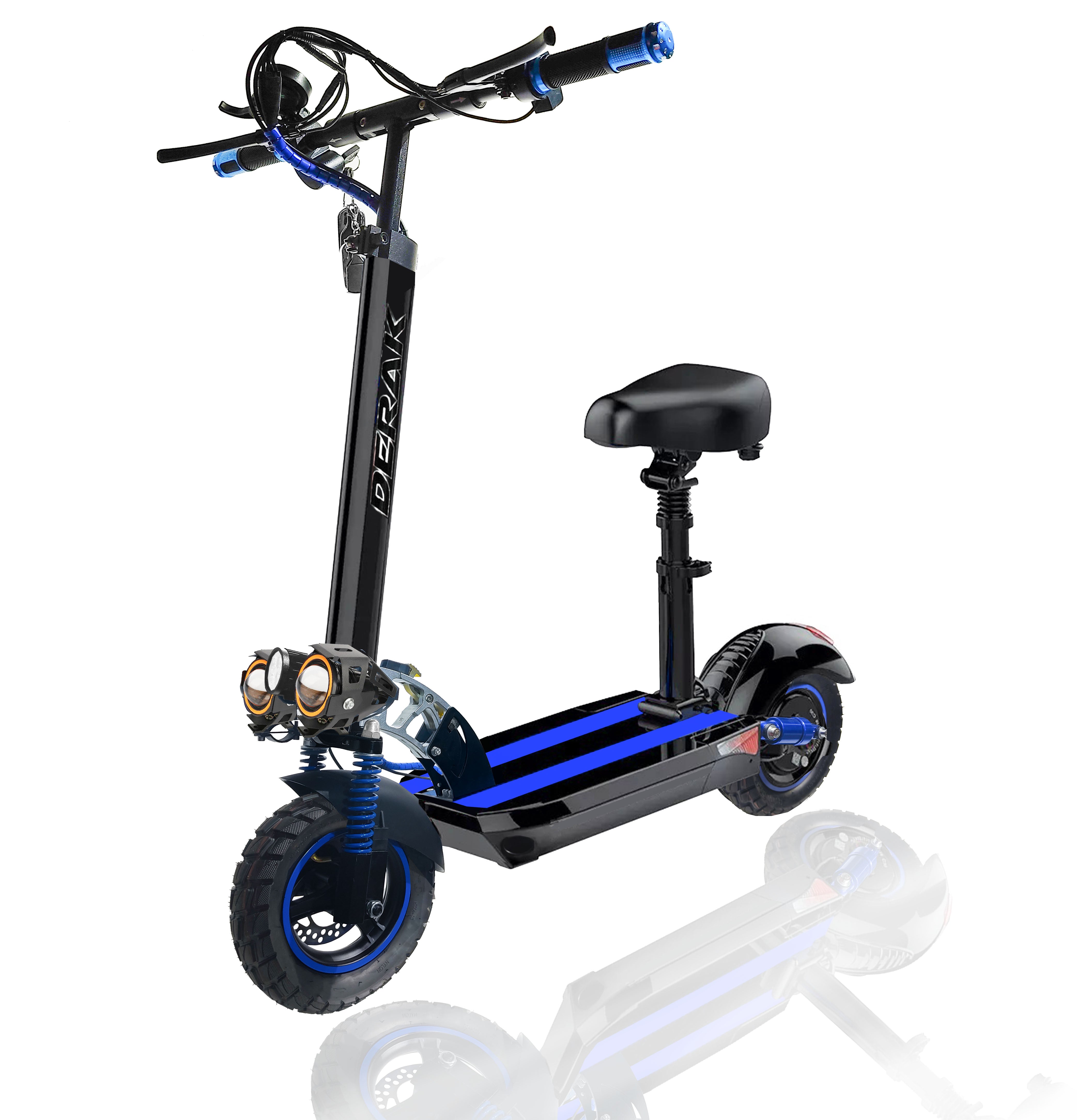 E-scooter 48V 10ah Long Range 40km 3Lights With Bluetooth