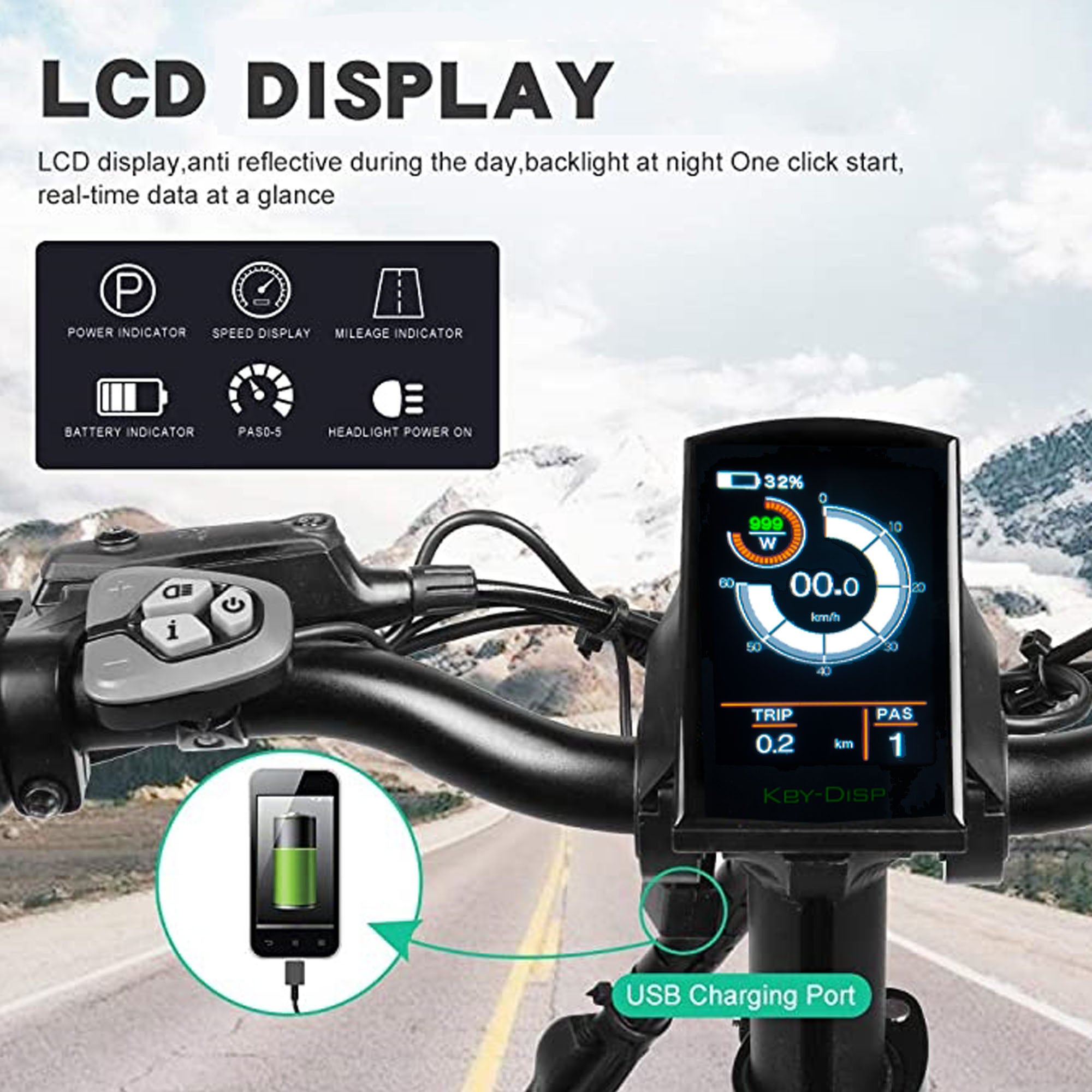 X3 29" Electric Bicycle 1000W Motor 48V 16Ah - DerakBikes