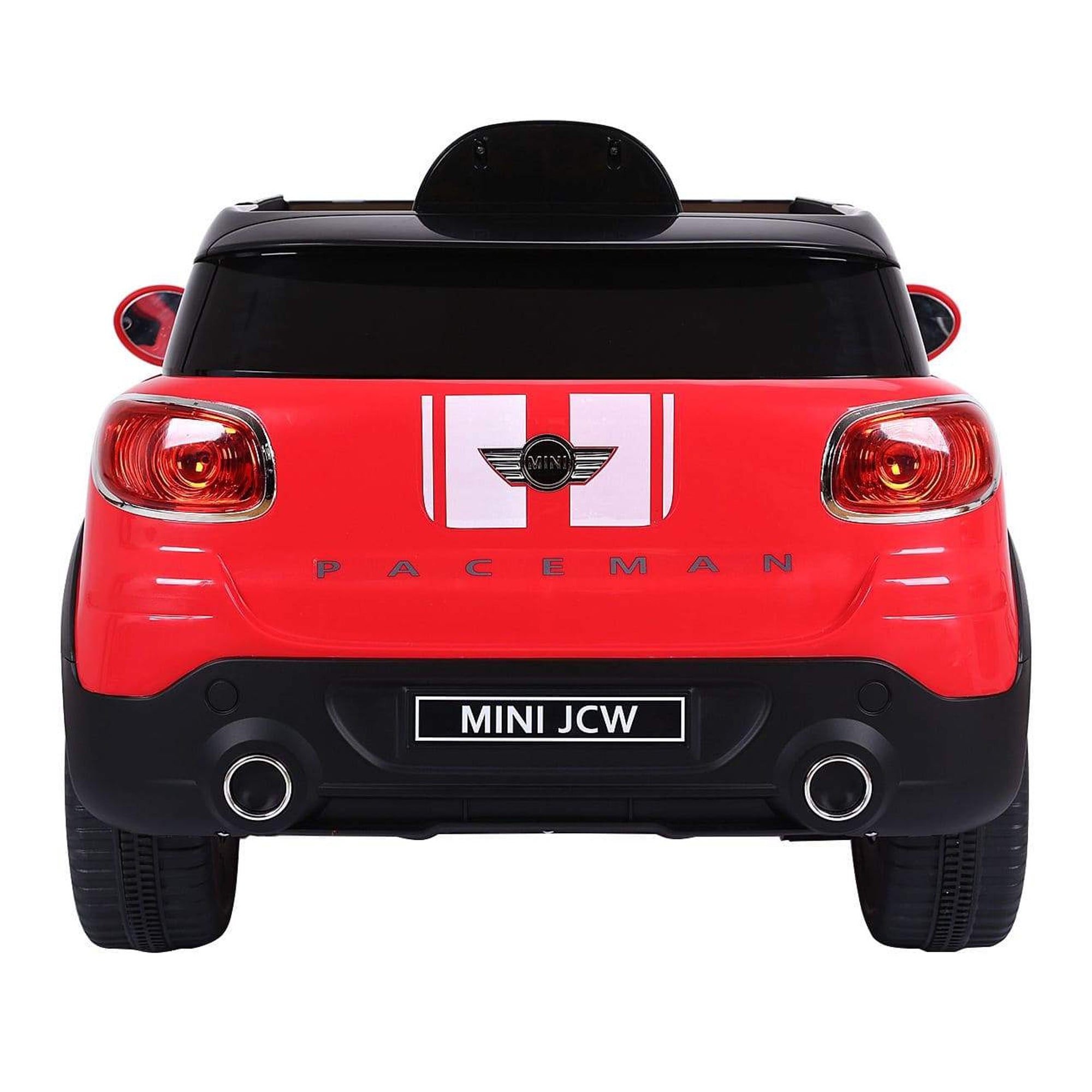 Ride On Electric Car Licensed Mini Cooper Kids Red - DerakBikes
