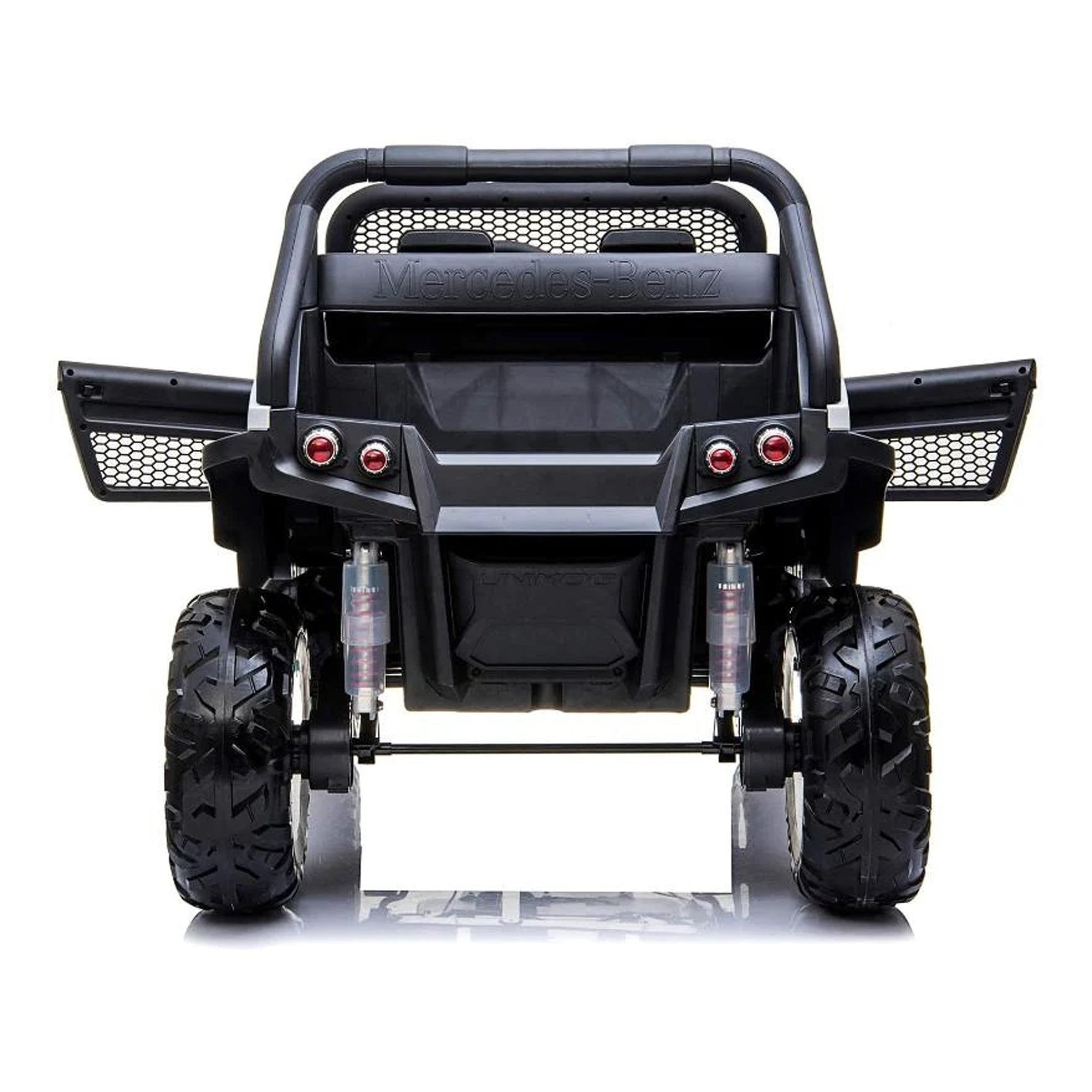 Kids Ride On Cars AMG 4x4 Off-Road Unimog Leather & EVA White