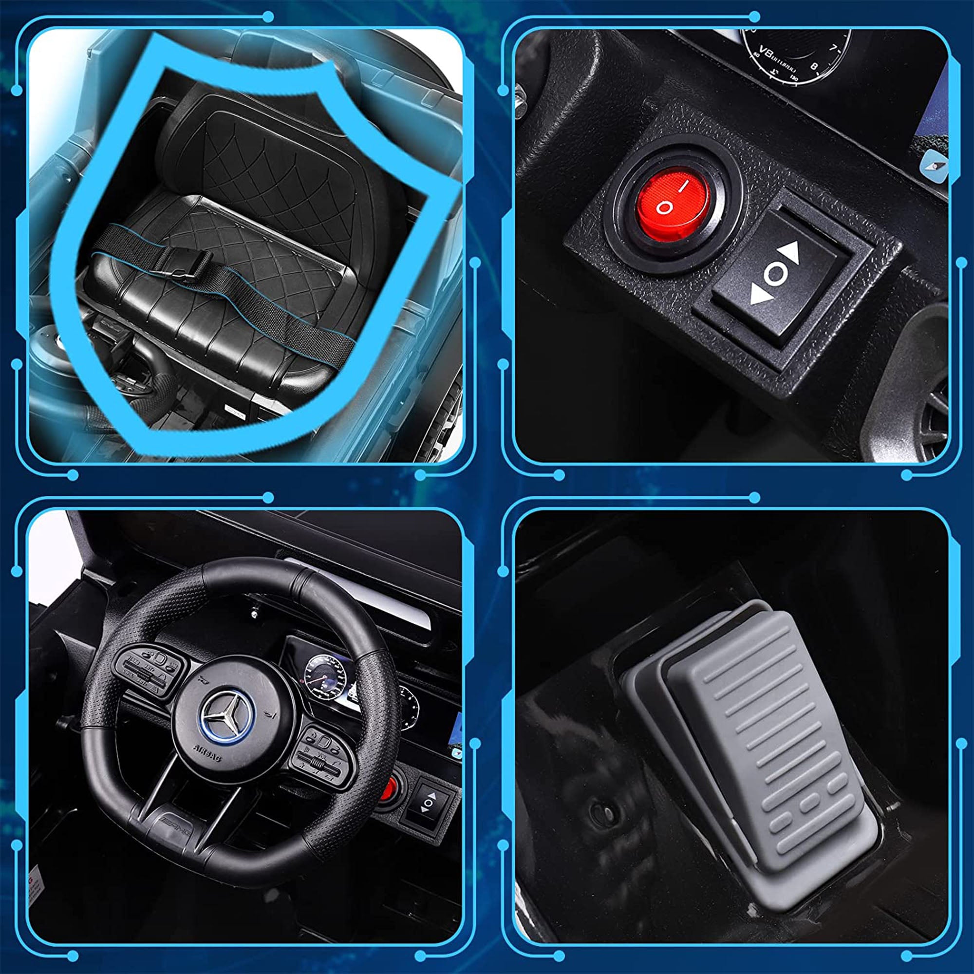 Ride on AMG G63 Kids Cars  - DerakBikes