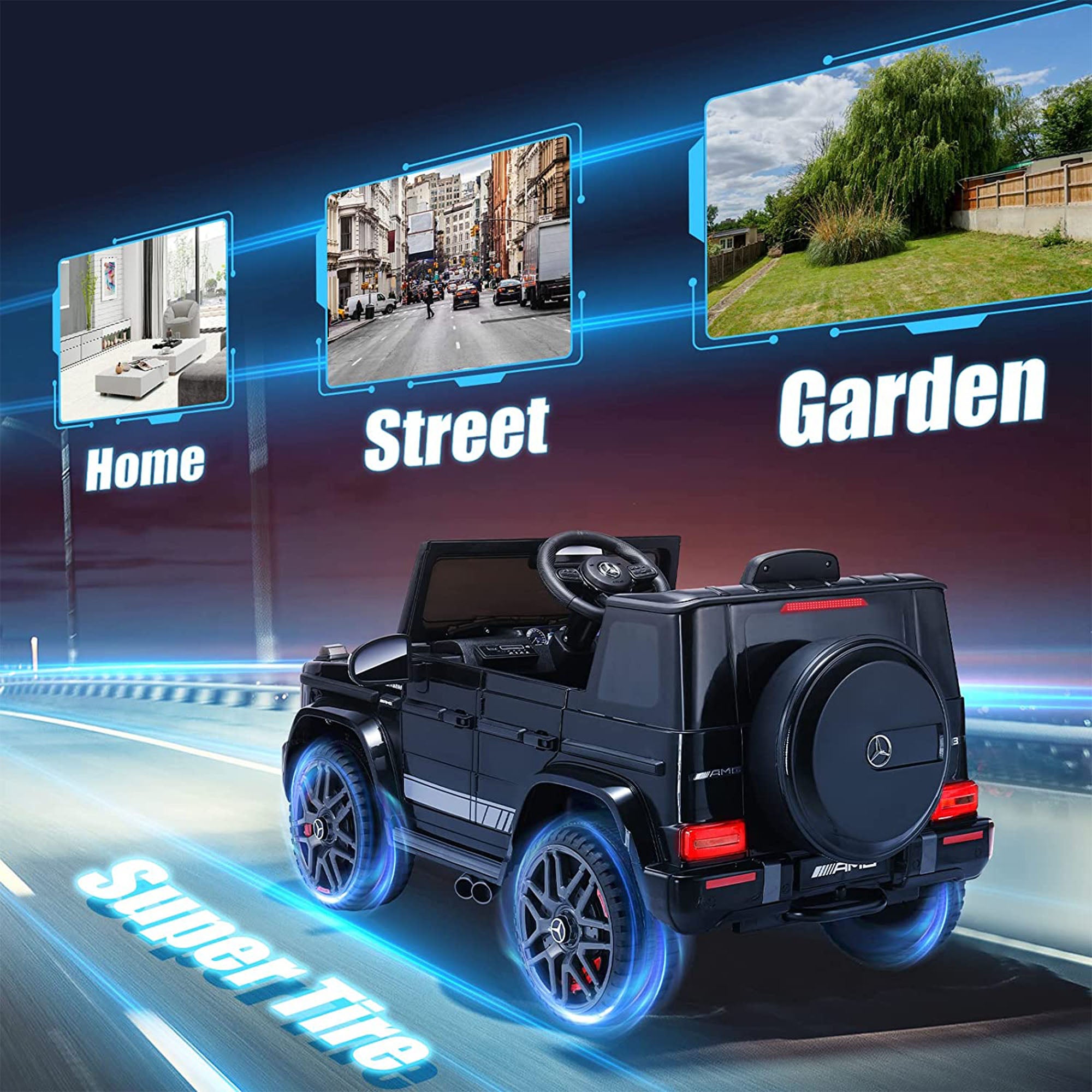 Ride on AMG G63 Kids Cars  - DerakBikes