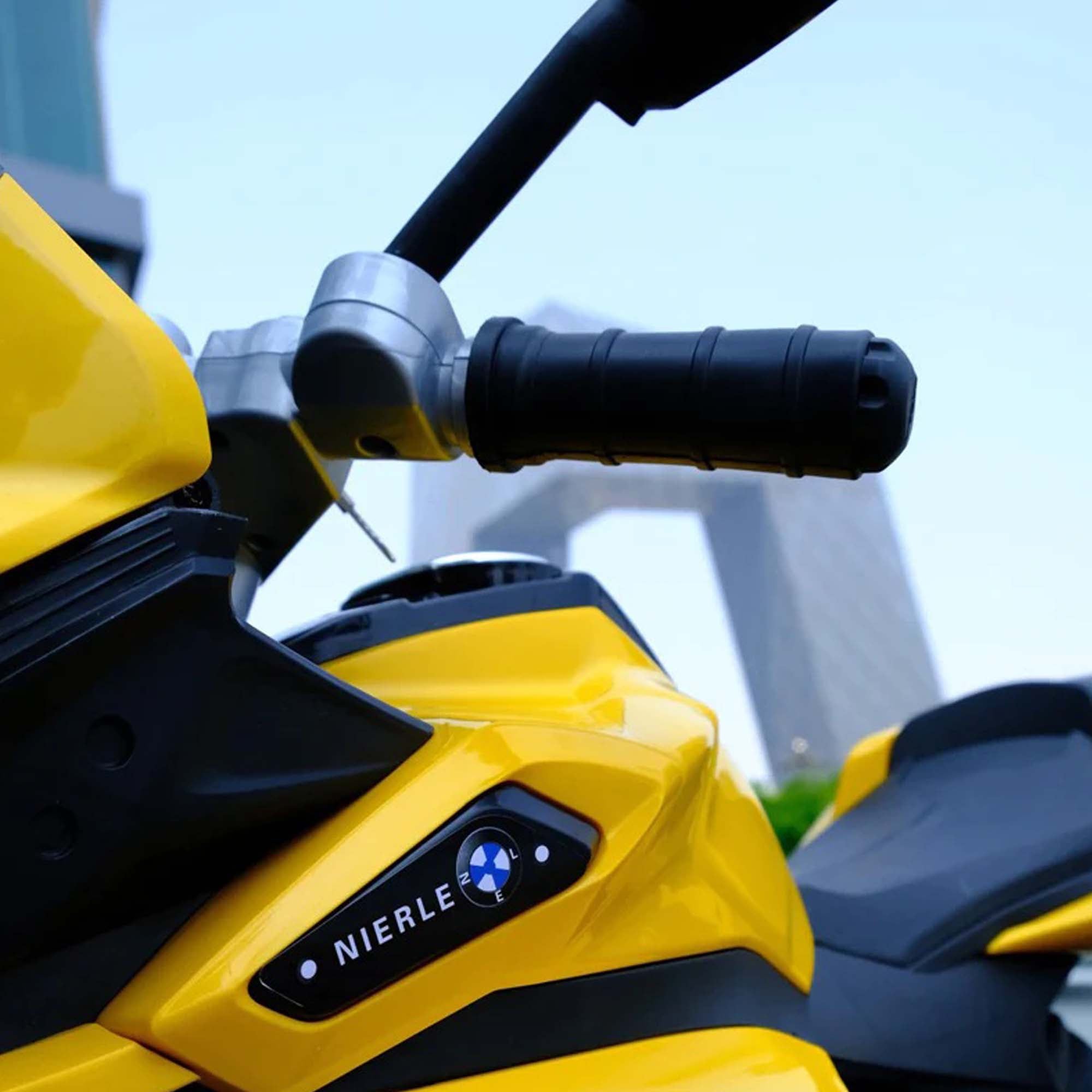 Ride On Electric Bike Kids NEL-R1600GS Hand Race Yellow