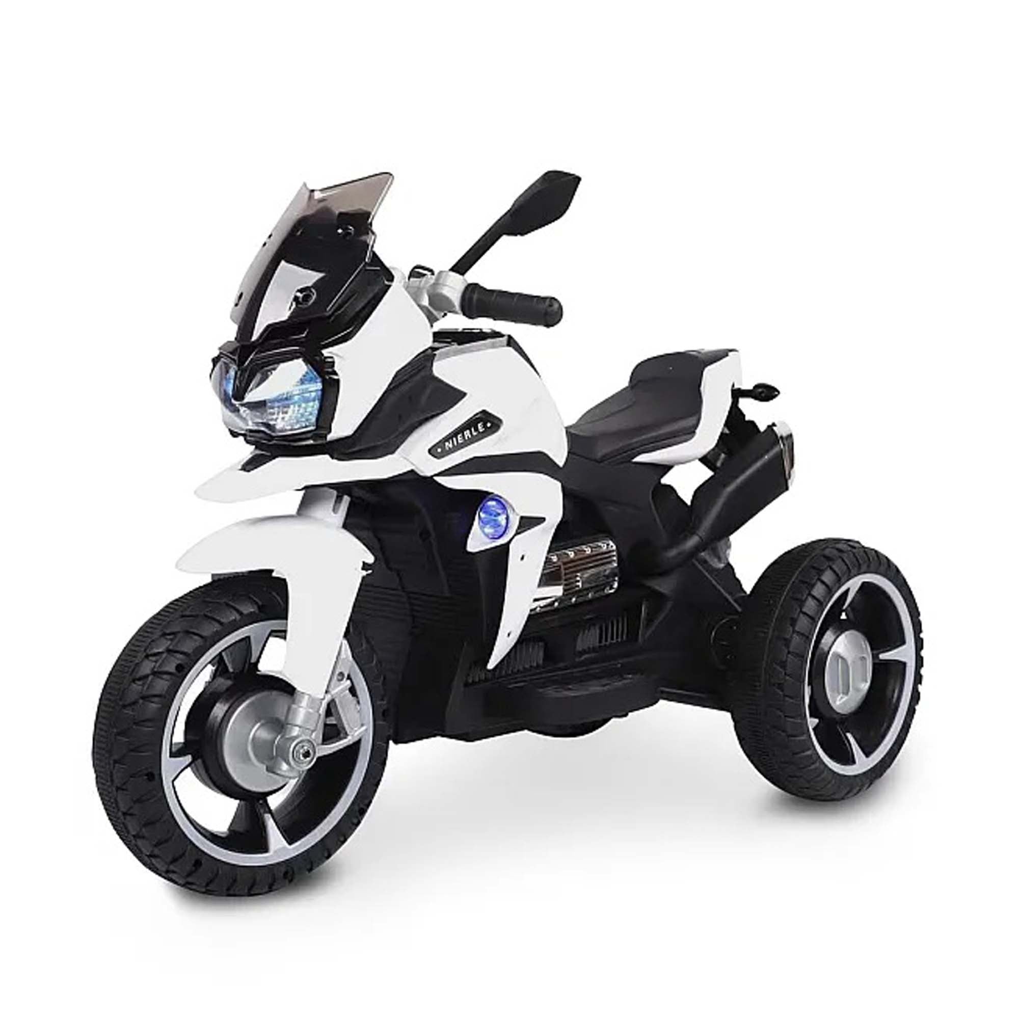 Ride On Electric Bike Kids NEL-R1600GS Hand Race White