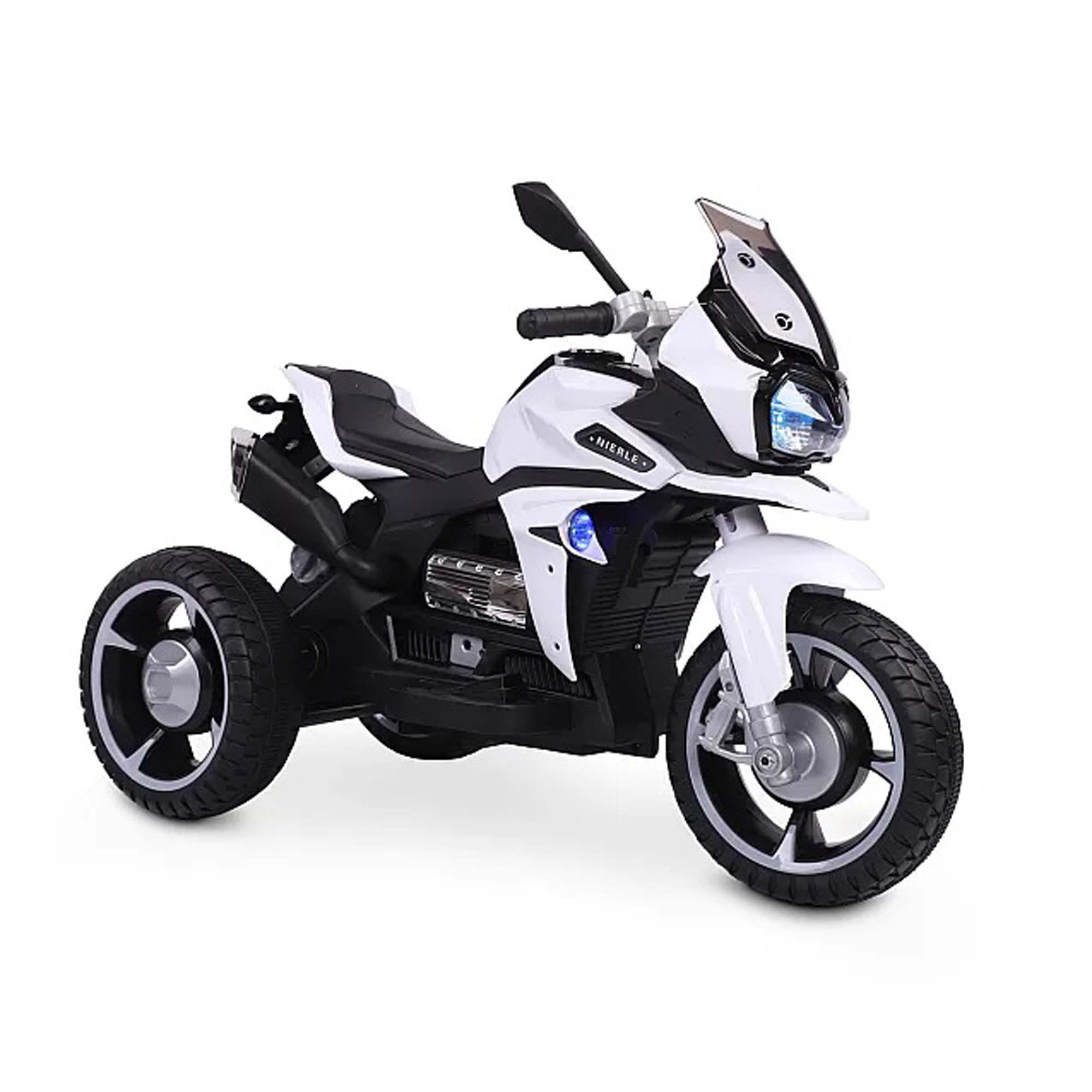 Ride On Electric Bike Kids NEL-R1600GS Hand Race White