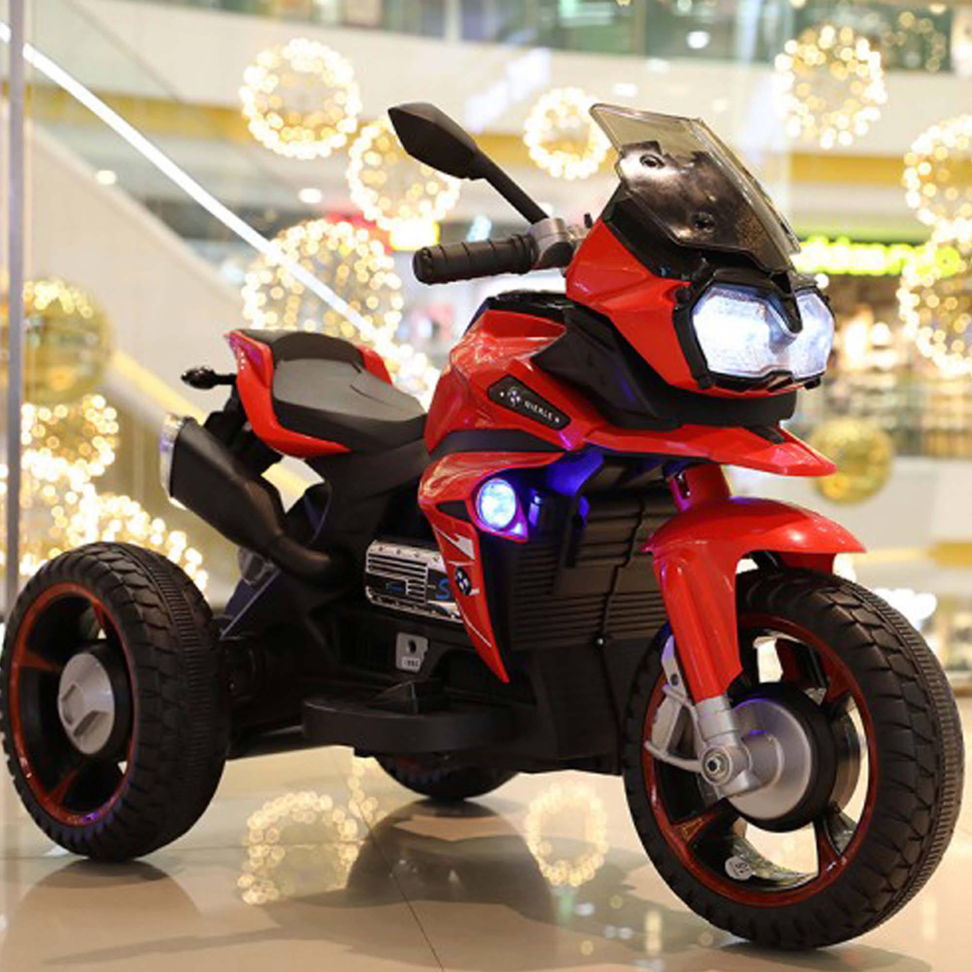 Ride On Electric Bike Kids NEL-R1600GS Hand Race Red