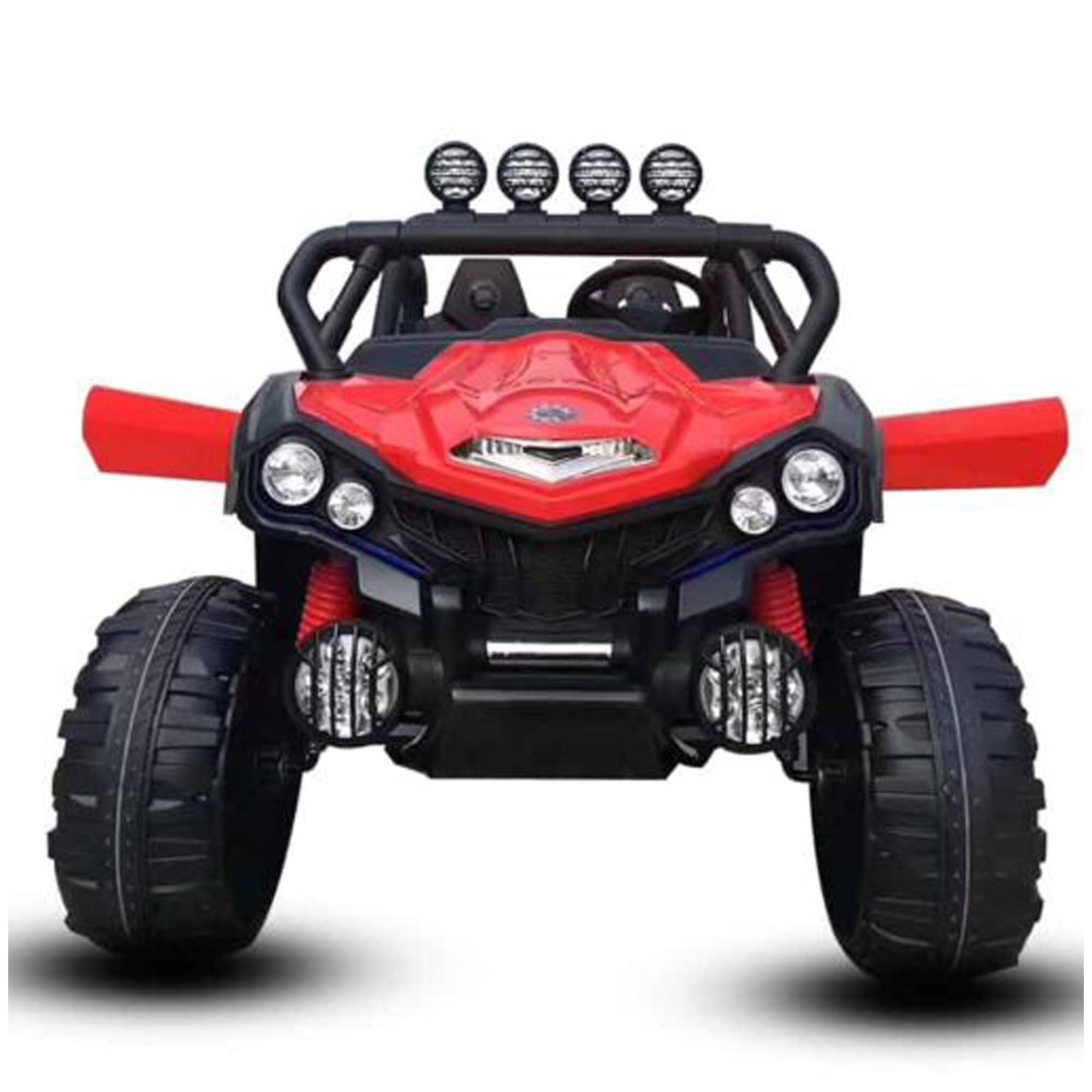 Ride On Electric Buggy NEL-903 4X4 Kids 2 Seater EVA Tyre Leather Seat Red