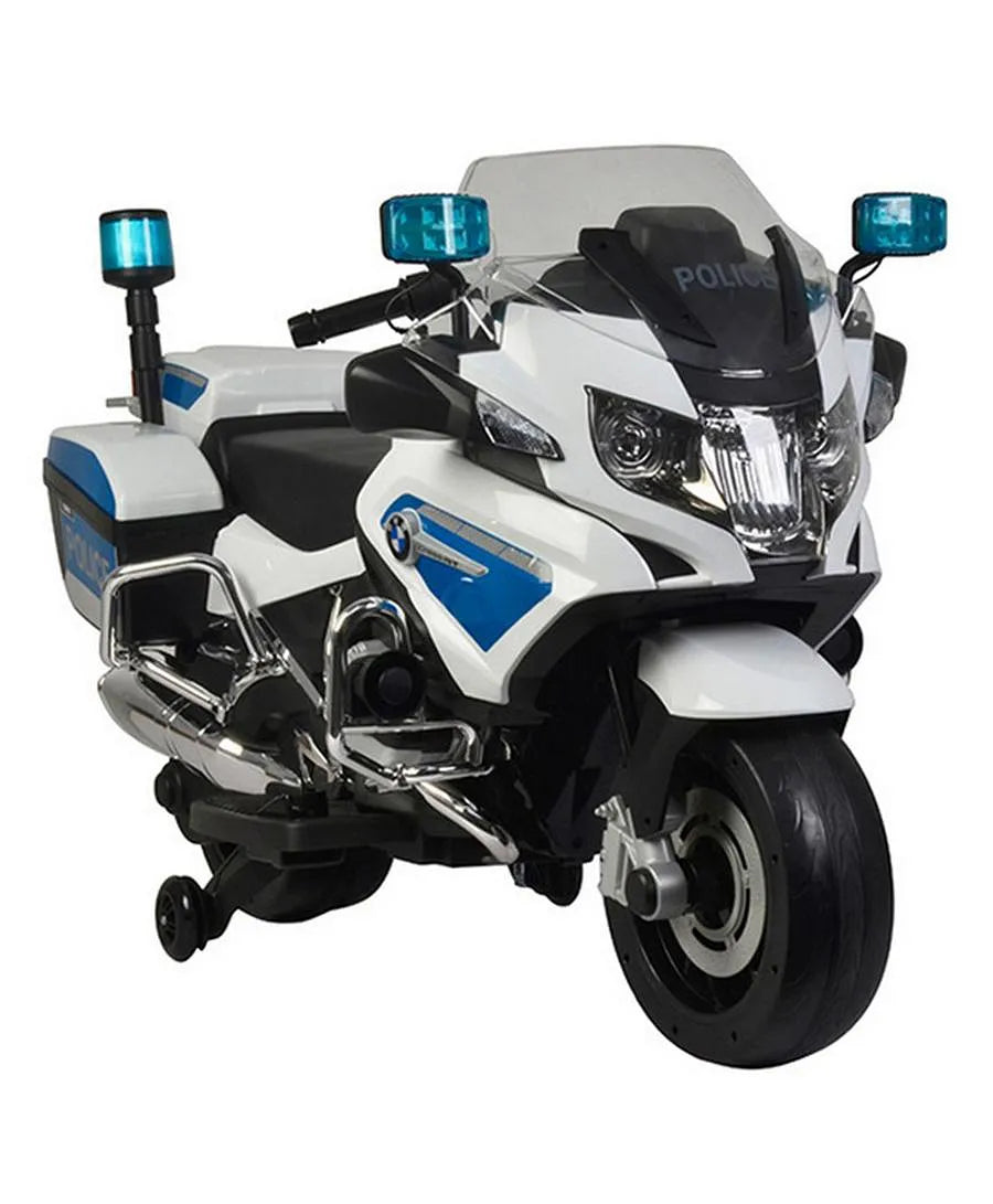POLICE BIKE Electric Motorcycle for kids - DERAKBIKES