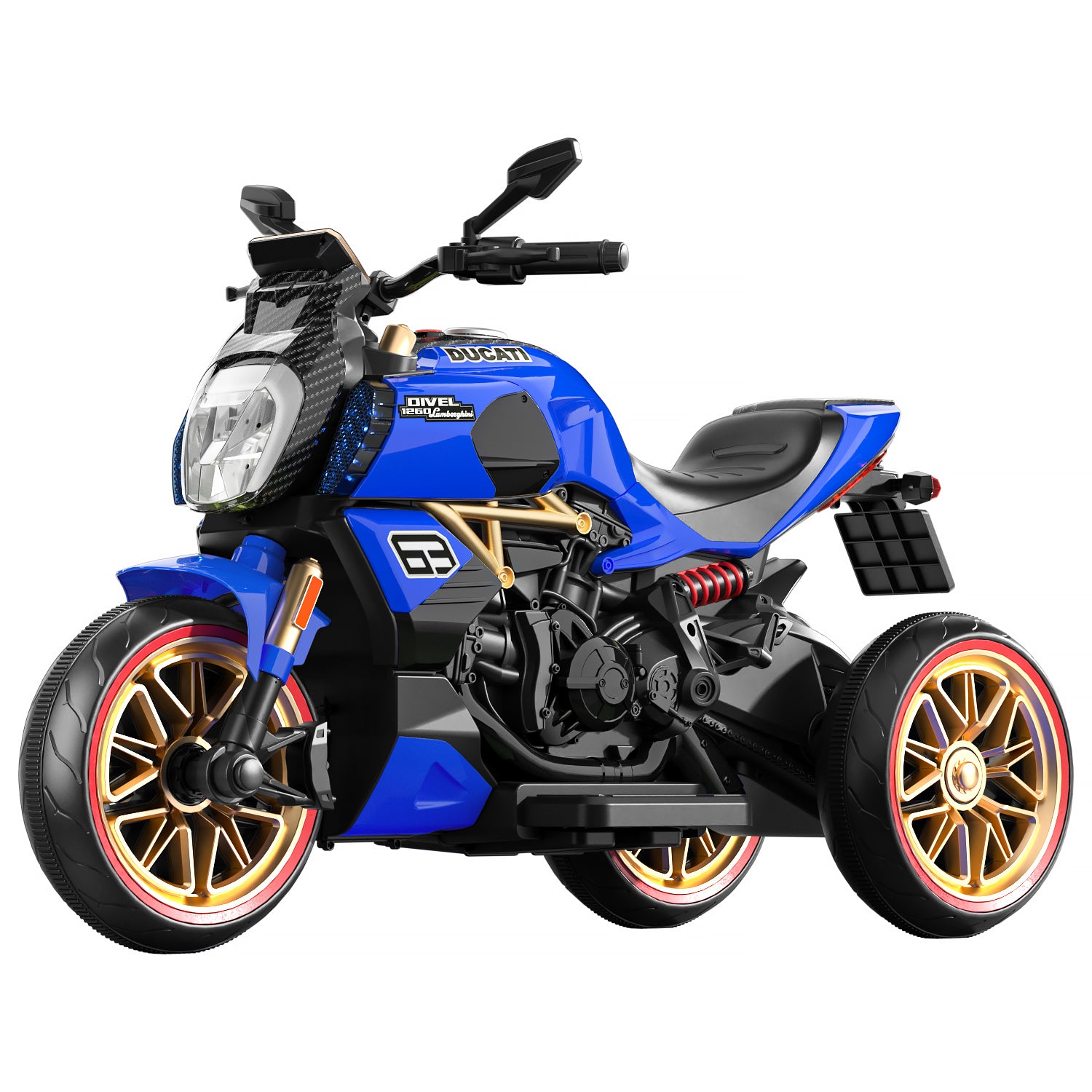 3WHEEL New Super Big Size Popular Kids Electric Motor Bike Children Battery Powered Ride On Toys with music and light - DERAKBIKES