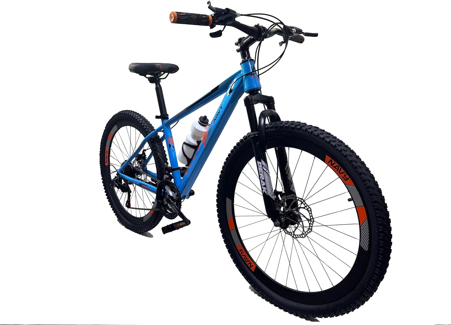 NAVY - 26 inch Youth/Adult Mountain Bike, 7-21 Speeds turnery By DerakBikes (26, BLUE)