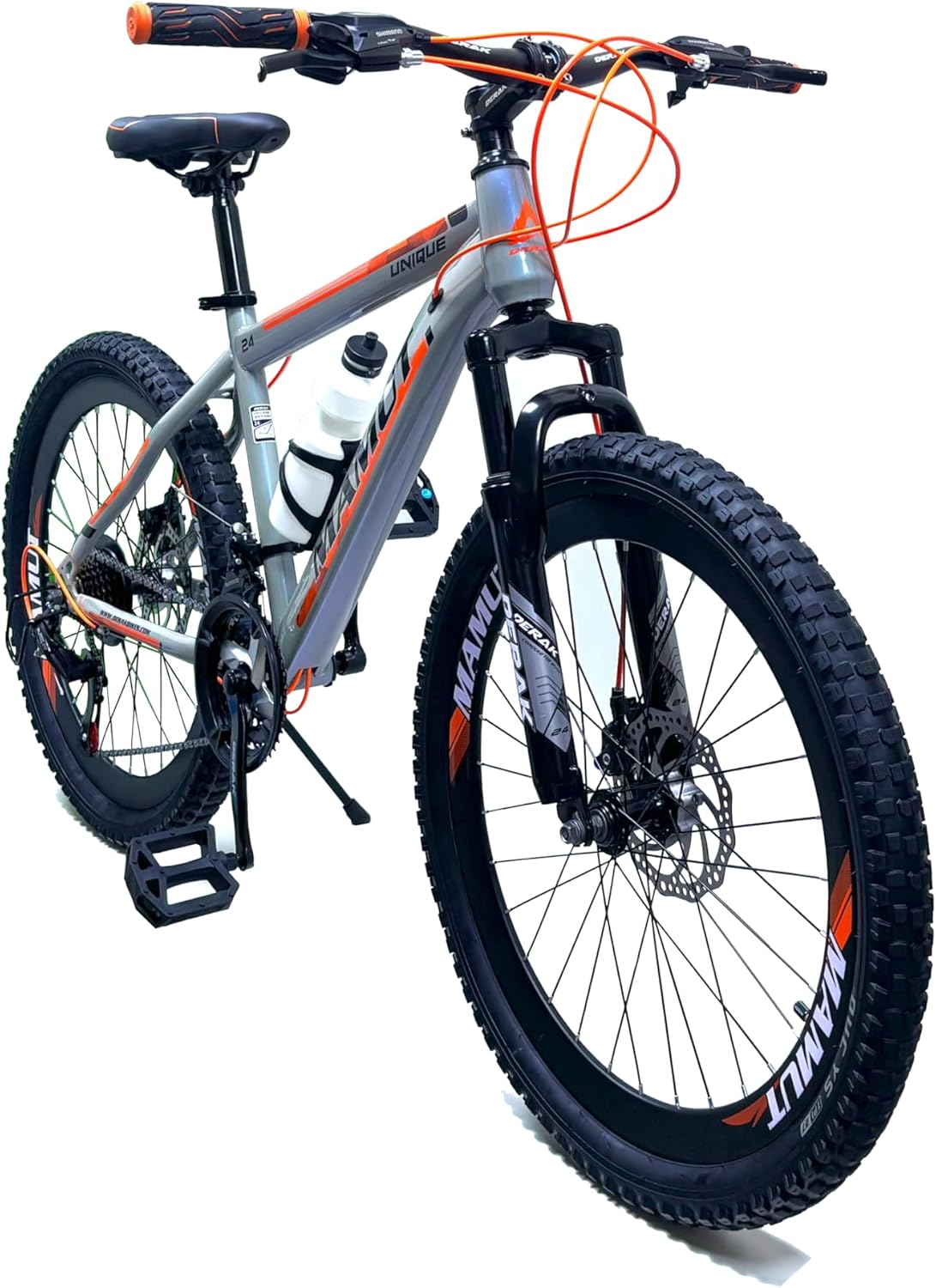 MAMUT - 26 inch Youth/Adult Mountain Bike, 7-21 Speeds turnery By DerakBikes (26, orange)