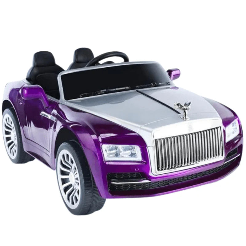 Rolls Royce Rechargeable Ride on Car for Kids & Toddlers with Remote Control - Purple