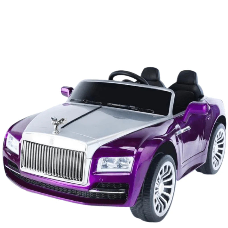 Rolls Royce Rechargeable Ride on Car for Kids & Toddlers with Remote Control - Purple