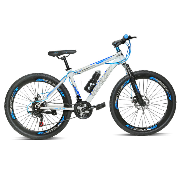 Derak 26-inch Youth/Adult Mountain Bike, 7-21 Speeds turnary By DerakBikes (26, white Blue)