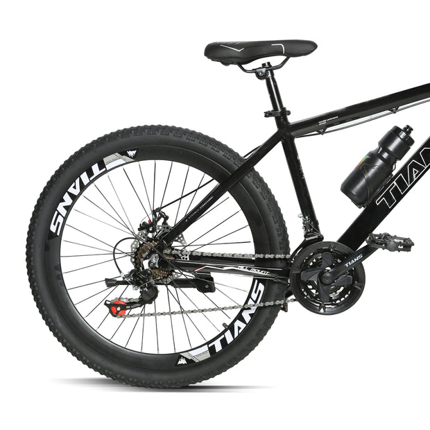 Derak 26 Tians full aluminum inch Youth/Adult Mountain Bike, 7-21 Speeds turnary By DerakBikes (26, Black)