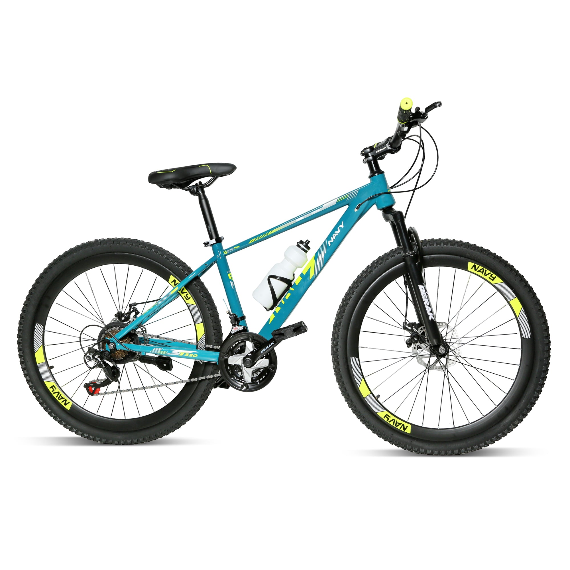 DERAK 26-inch Navy Youth/Adult Mountain Bike, 7-21 Speeds turnary By DerakBikes (26, green)
