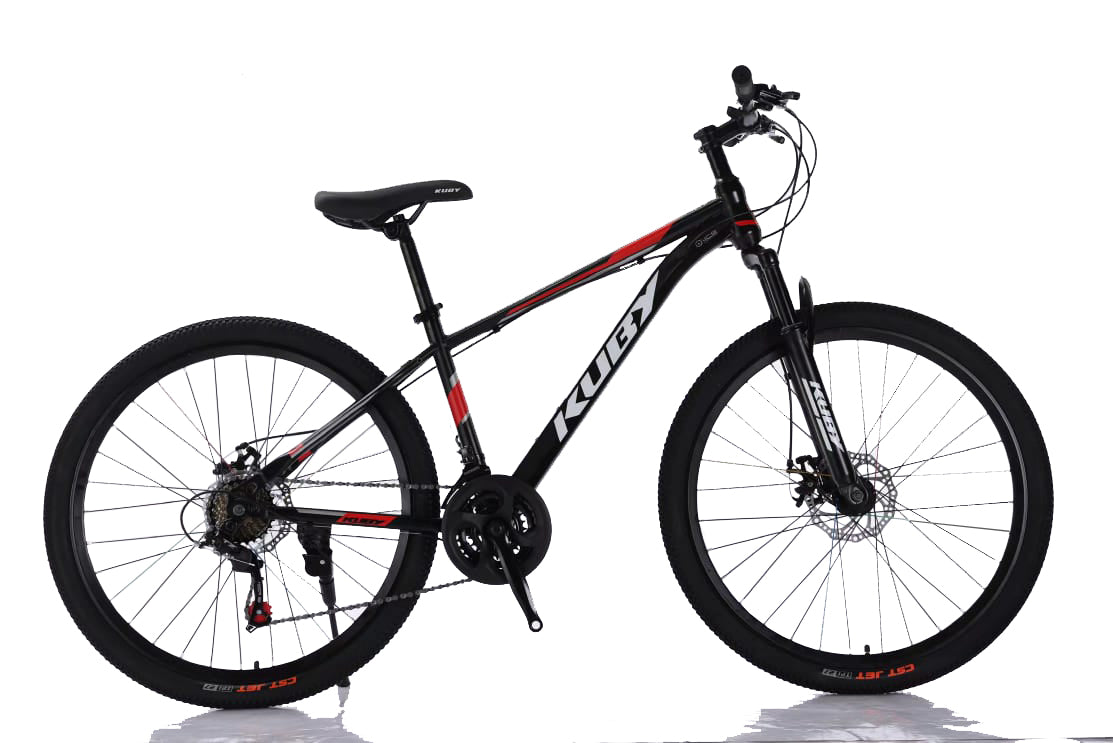 26 inch KUBY Youth/Adult Mountain Bike, 7-21 Speeds turnery By DerakBikes (26, SILVER ORANGE)