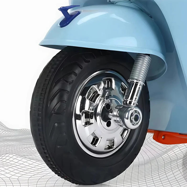 Vespa Xtream Motorcycle White T08 blue - DERAKBIKES
