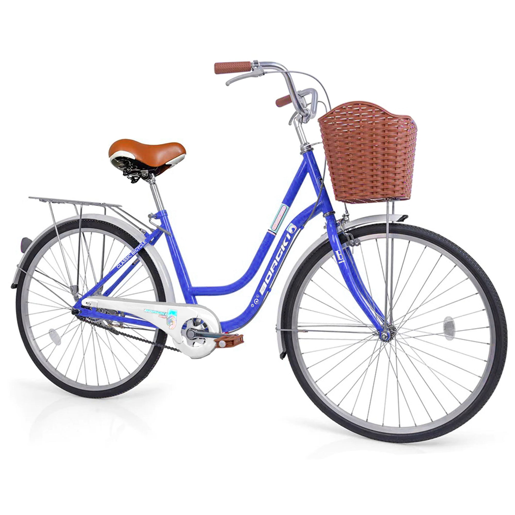 City Bike 24 inch With Basket Lady Bicycle - DerakBikes