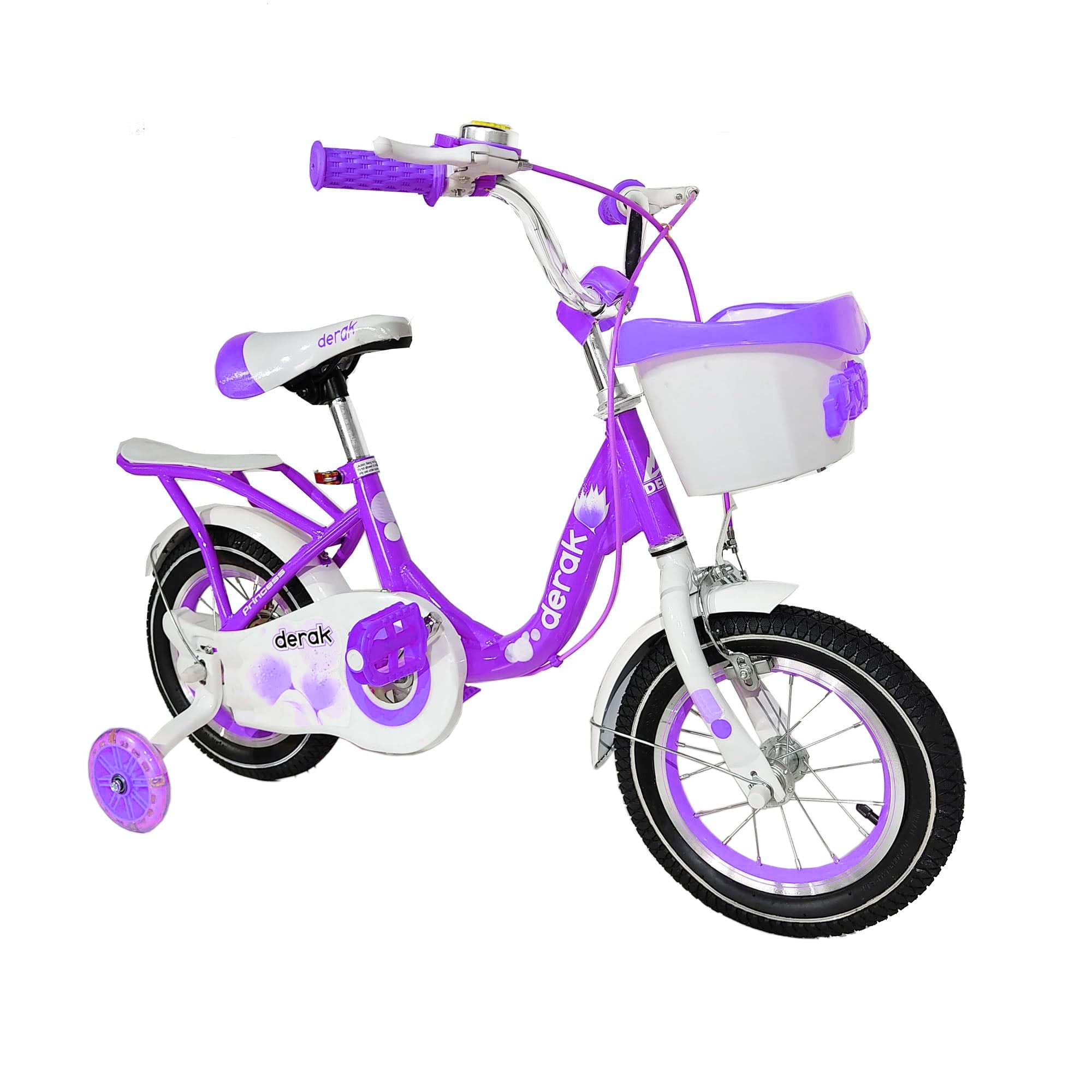 Kids Bicycle 12 Inch Princess Pink DerakBikes - Main Image