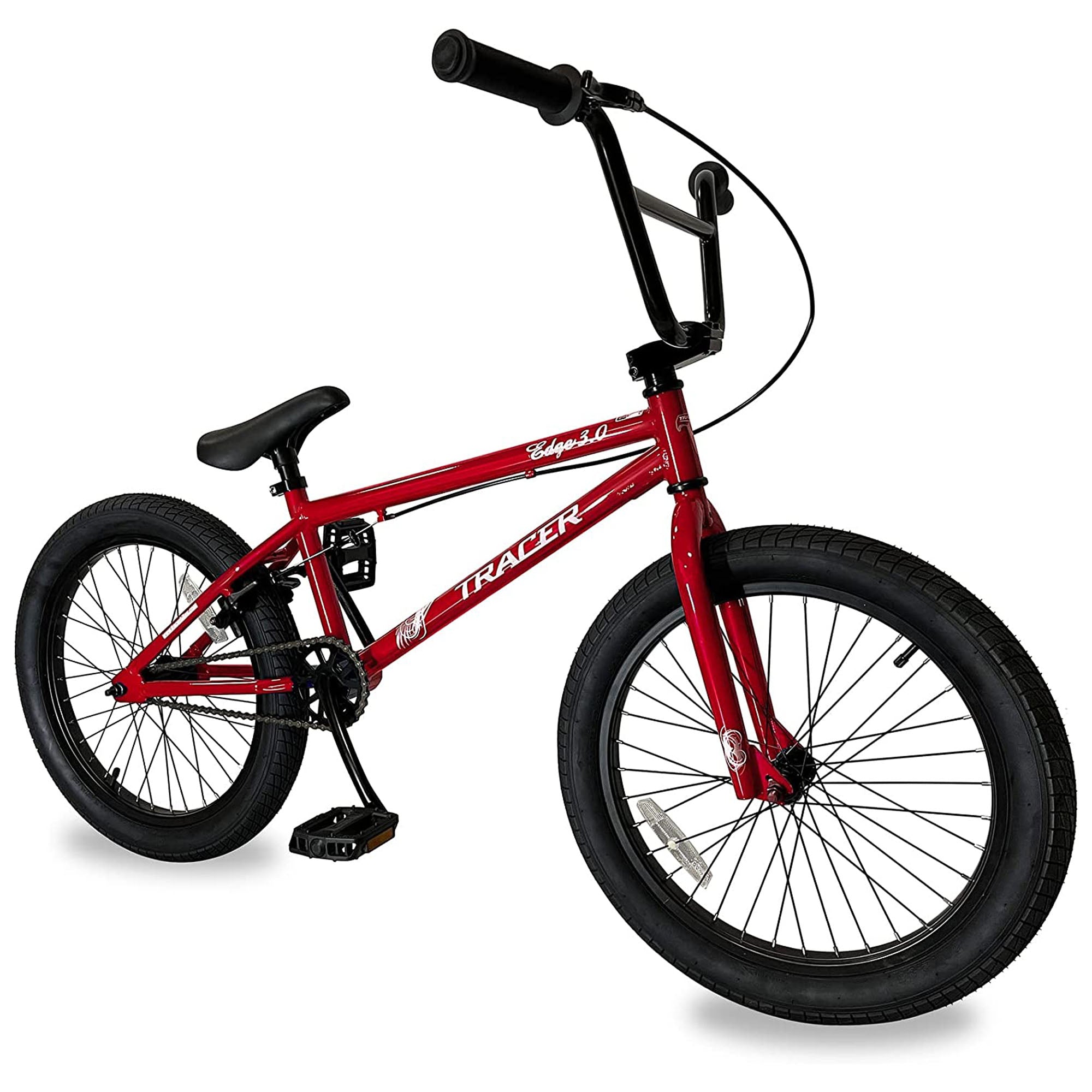 Freestyle Bicycle TRACER Kids BMX Red DerakBikes DERAKBIKES