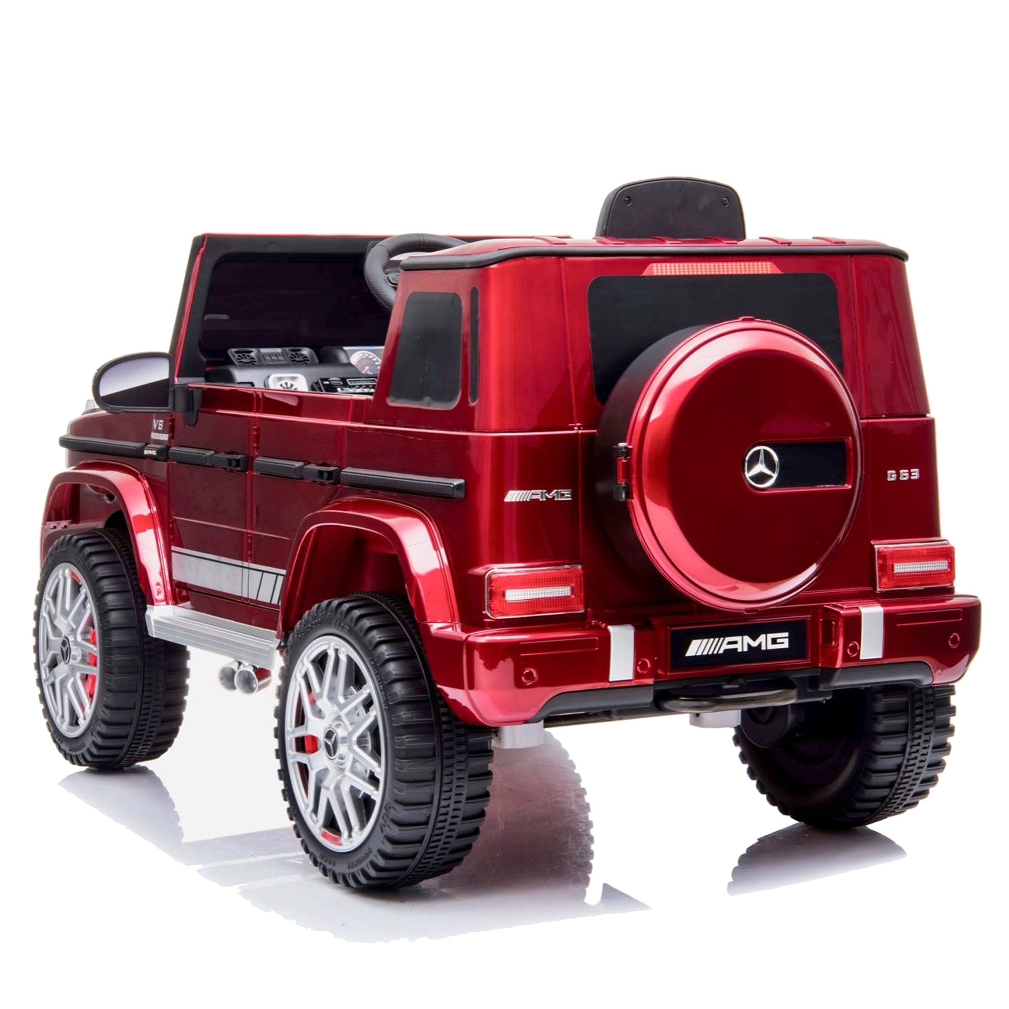 Ride On AMG G63 Mercedess Kids Painted EVA Wheals \ Leather Seat