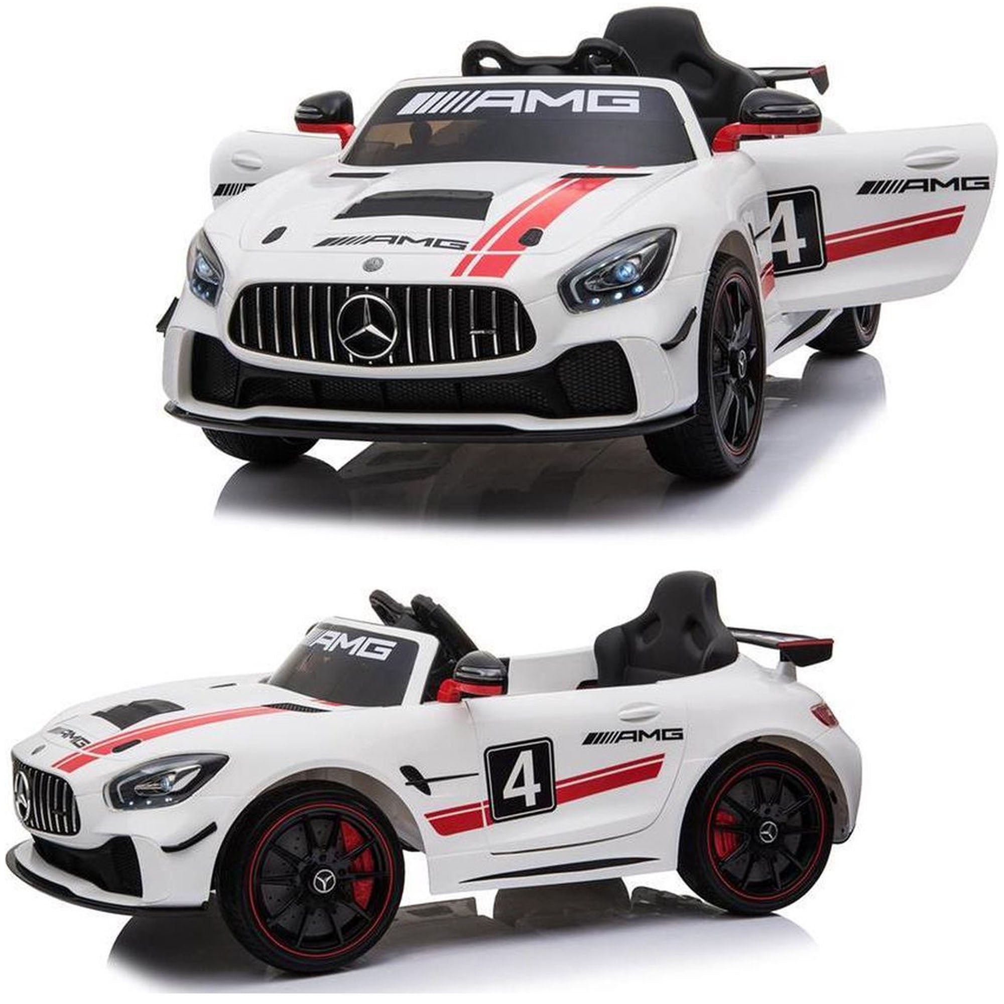 Mercedes Benz AMG GT4 Electric Ride On Car with Remote Control for Kids