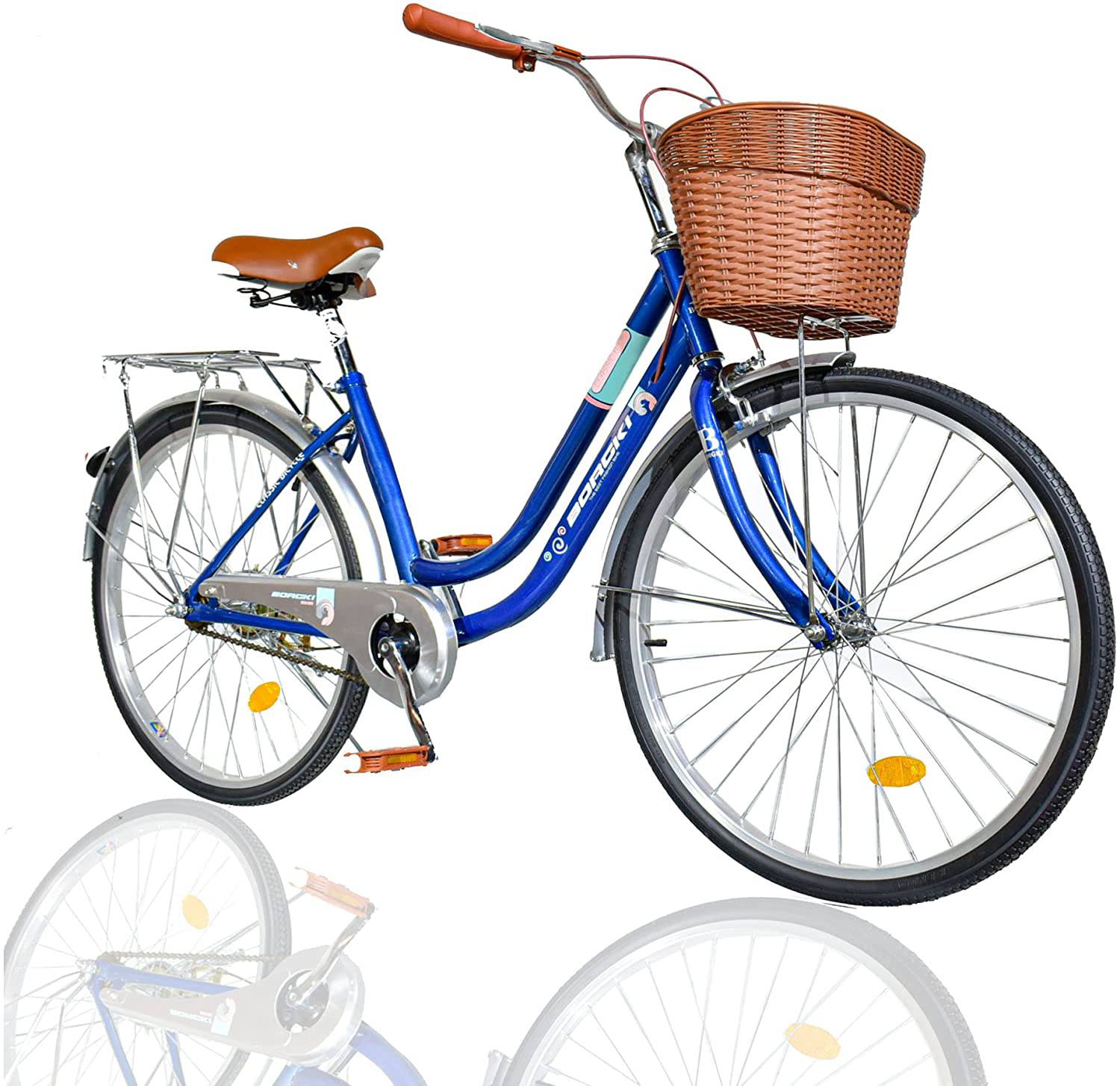 24 City Bike Adult Blue - DerakBikes