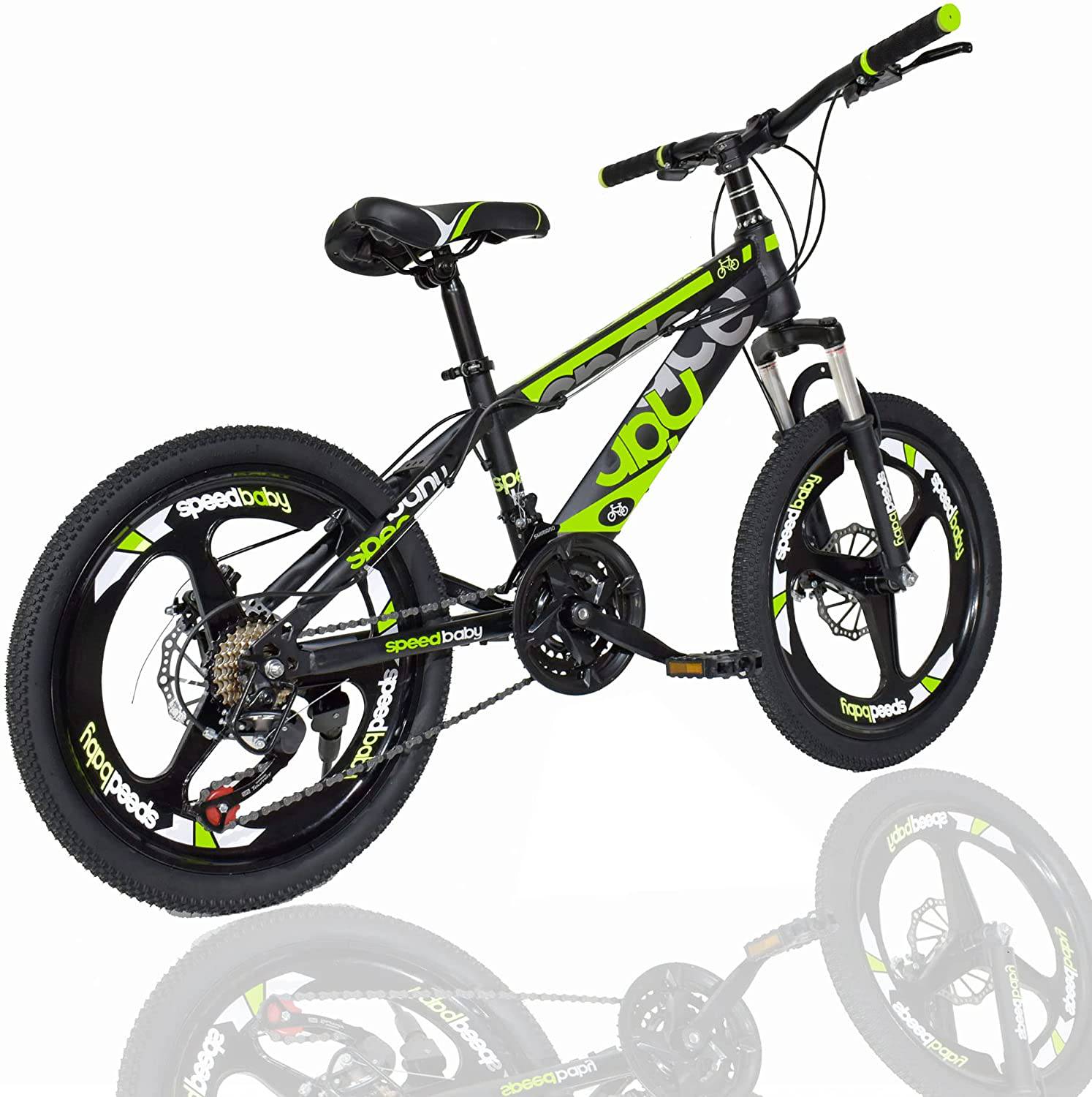 Kids Bicycle 20 Inch Alloy 21Sp Shimano Yellow - DerakBikes 