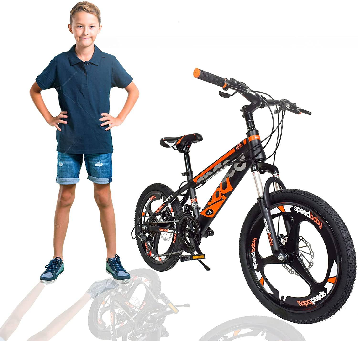 Kids Bicycle Sport 20 Inch Alloy Wheels Orange - DerakBikes