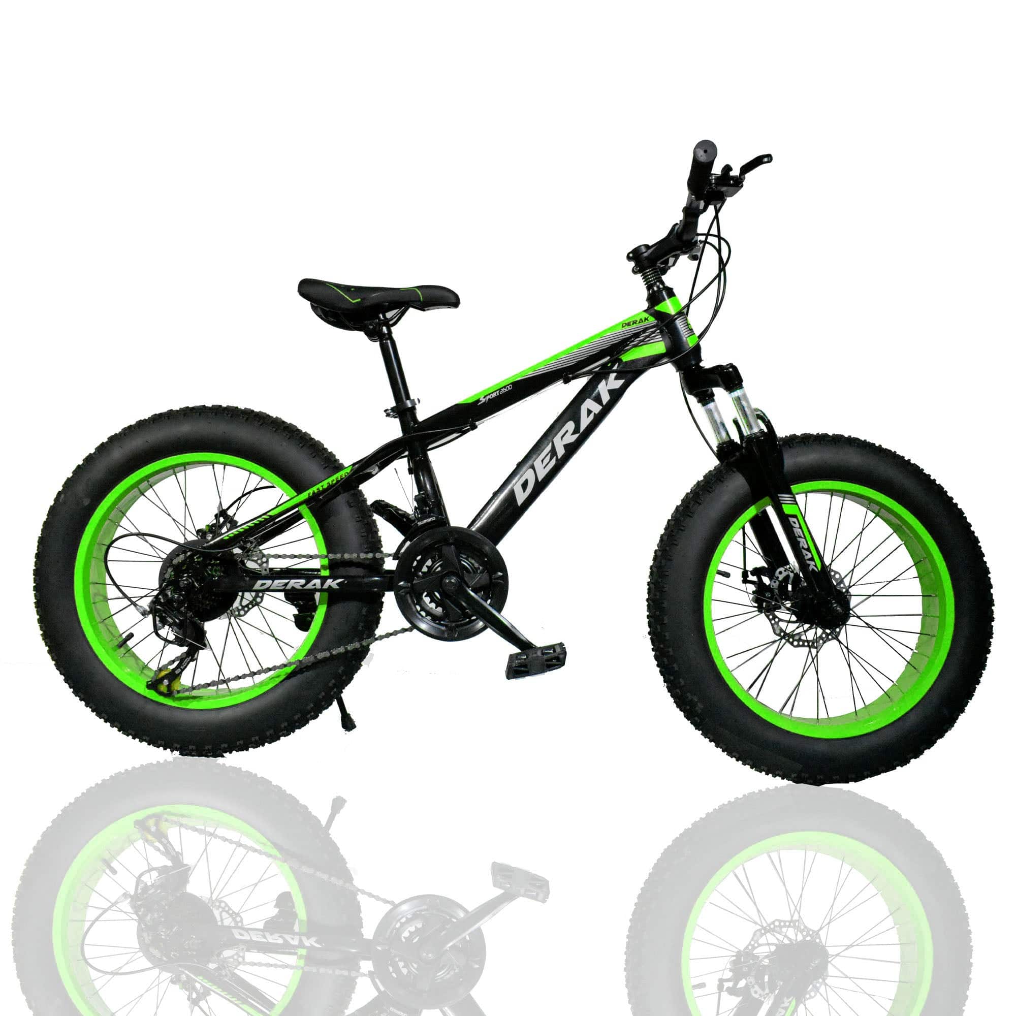 Kids Fat Bike 20 Inch Chunk Full Shimano Front Suspension - DerakBikes