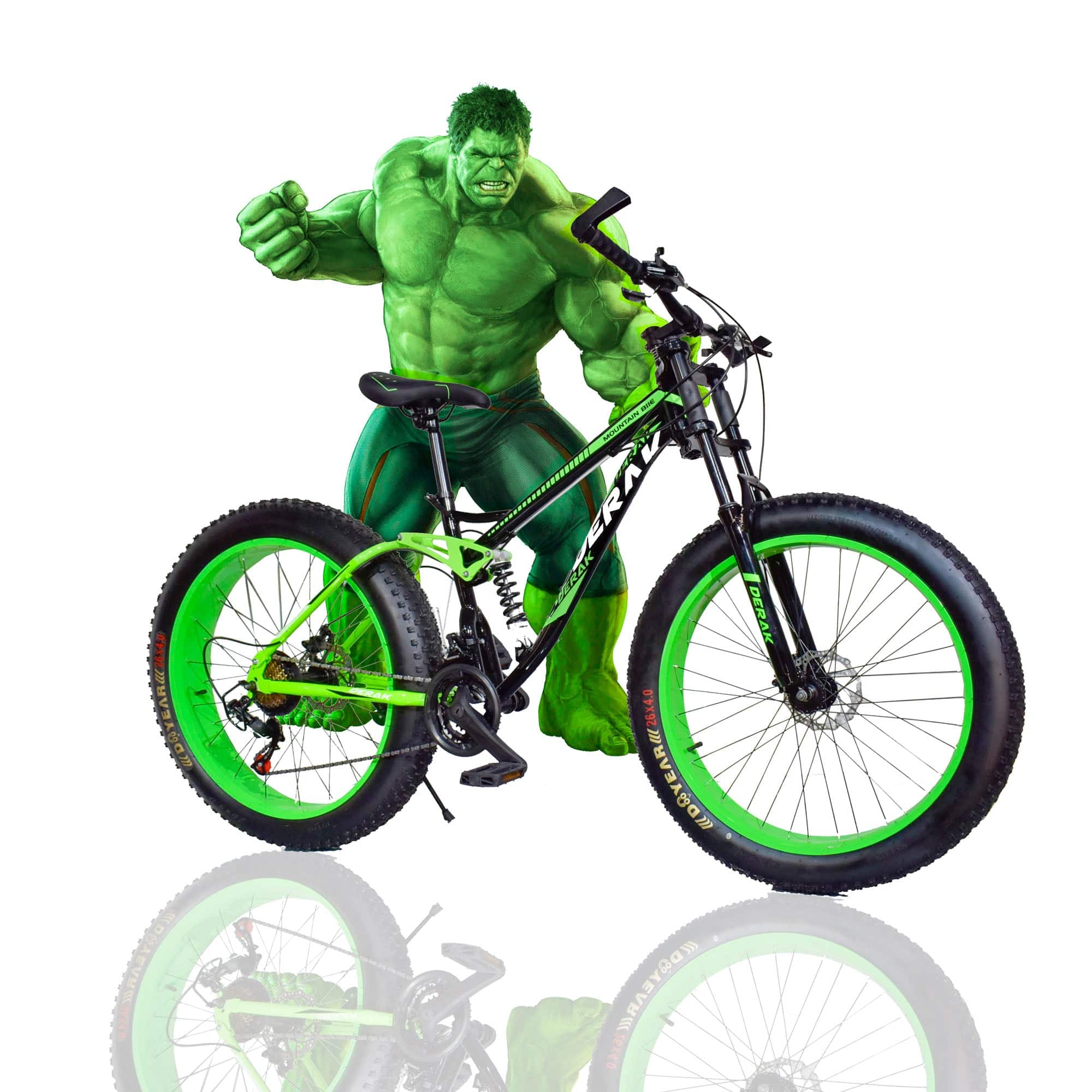 Fat Bike 26 Inch Hulk Dual Suspension - DerakBikes