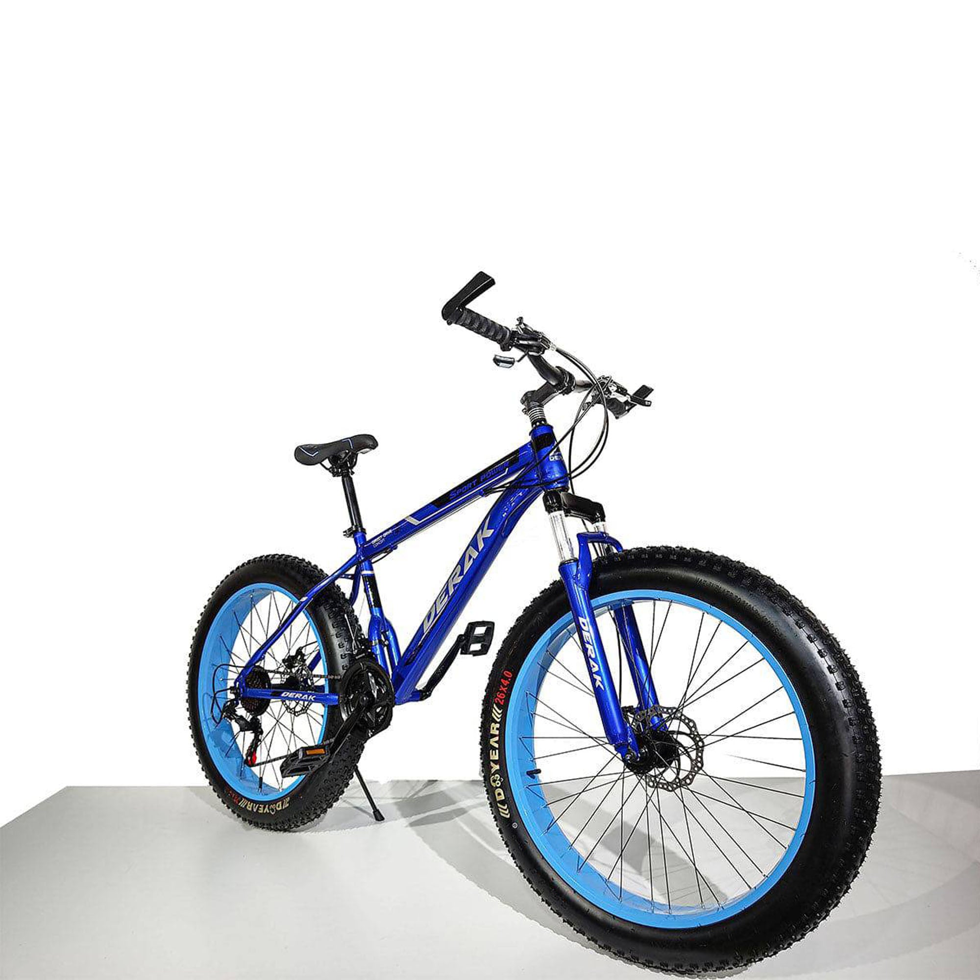 Fat Bike 26 Inch Monk 21sp Blue DerakBikes - Main Image